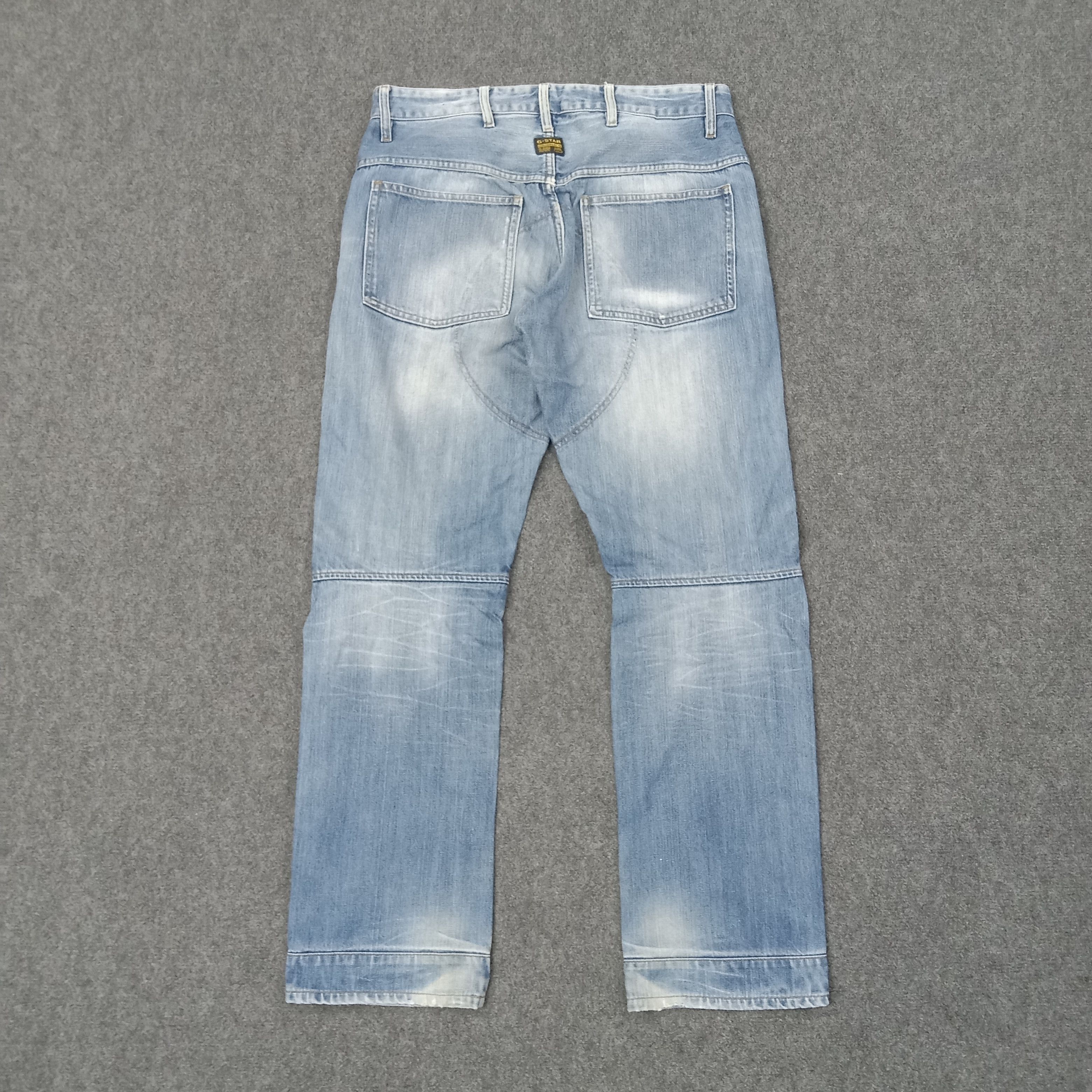 G-Star G-Star Raw Japanese Brand Bikers Style Denim Jeans C244N21 Size US 34 / EU 50 - 6 Thumbnail