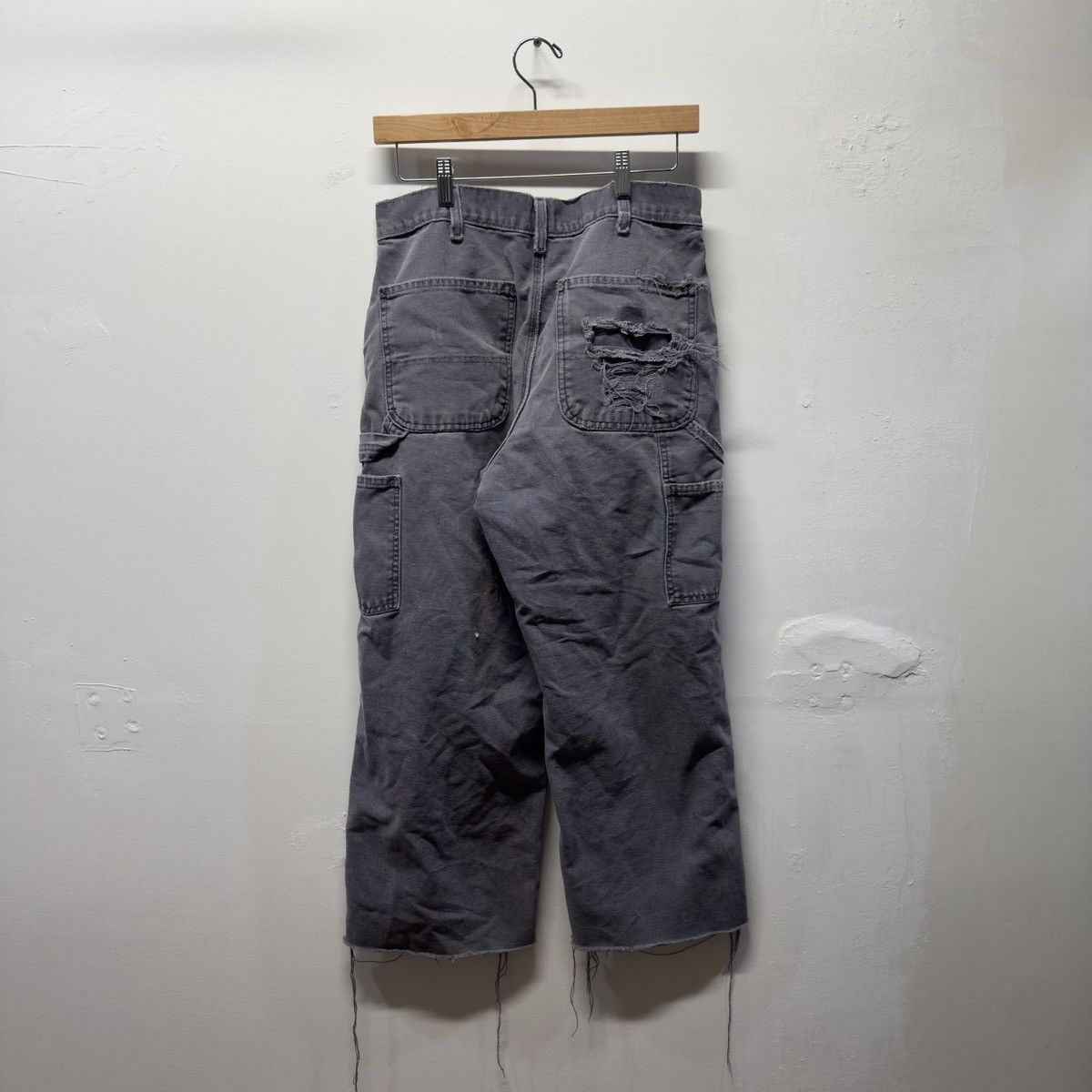 Carhartt Carhartt Thrashed Faded Distressed Pants ERD Grunge Chrome Size US 31 - 1 Thumbnail