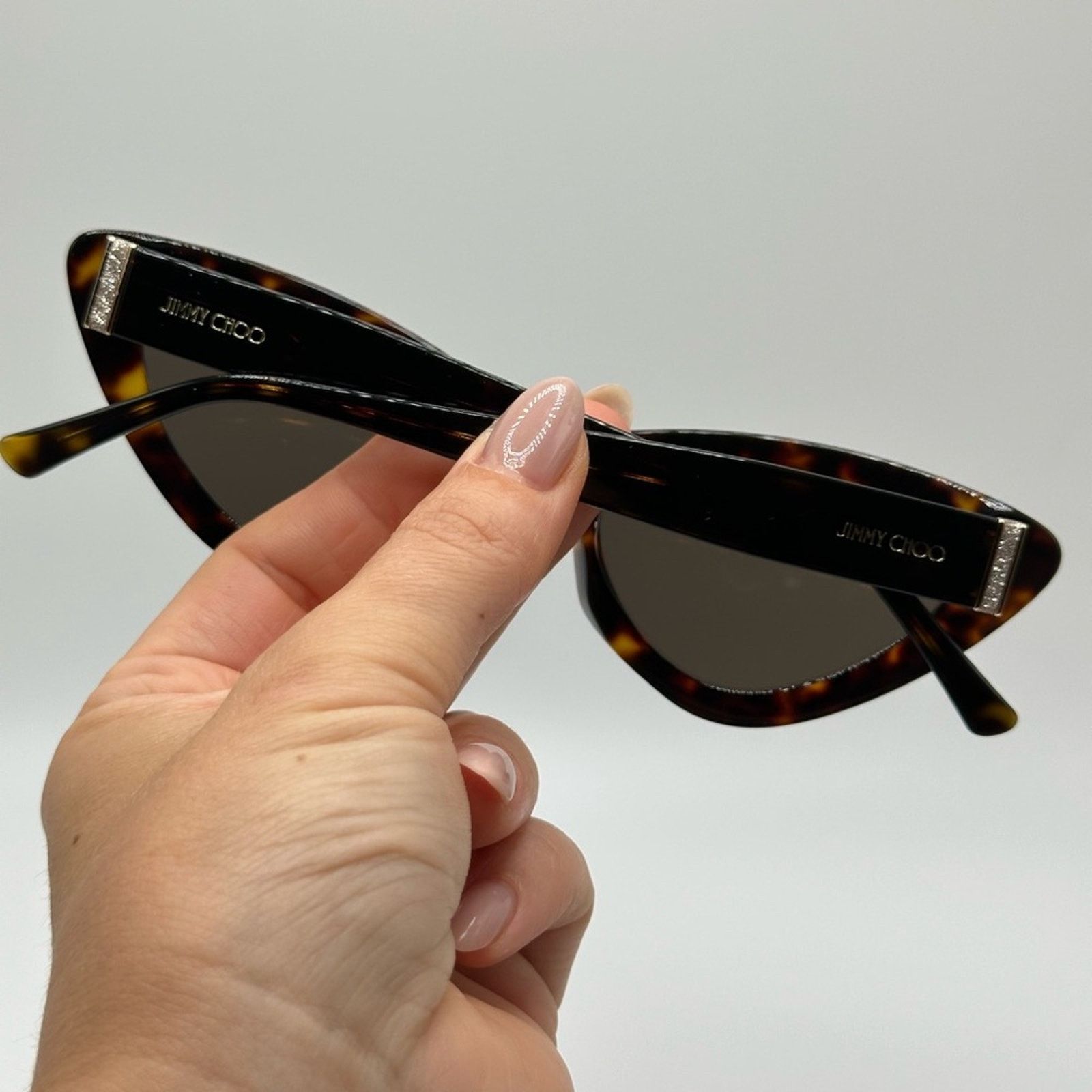 Jimmy Choo NEW JIMMY CHOO ADDY/S 0086 70 Havana/Brown Women Sunglasses Size ONE SIZE - 7 Thumbnail