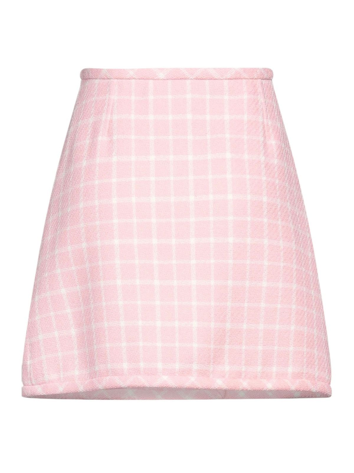 Versace Versace Pink Tweed Mini Skirt Medusa Buttons – Size IT 38 Size 26" / US 2 / IT 38 - 2 Thumbnail