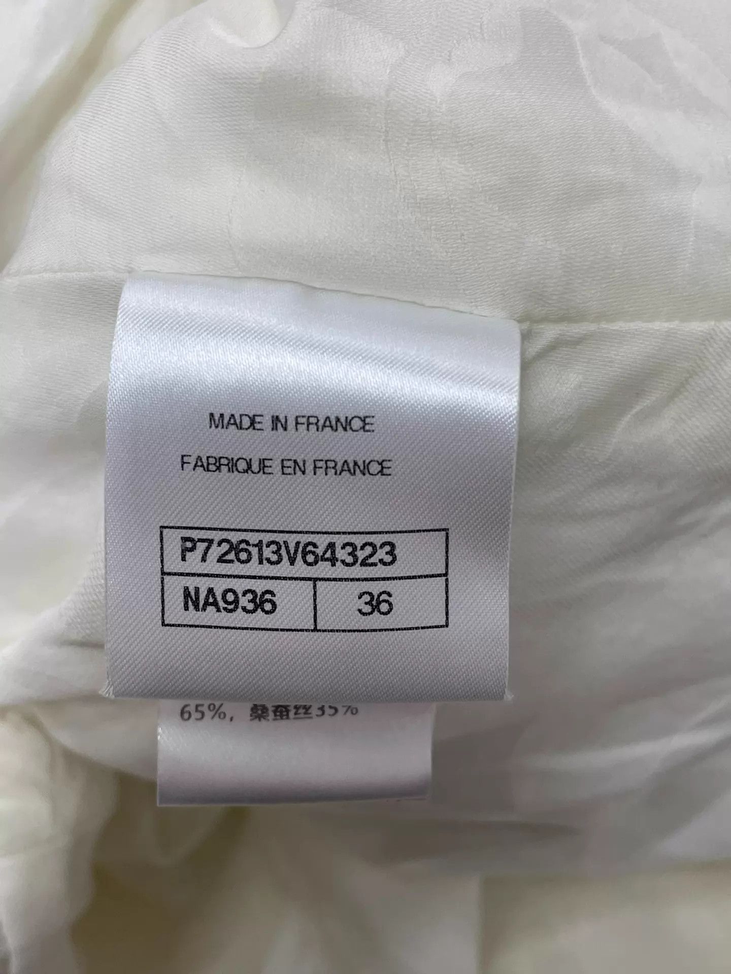 Chanel Chanel White 4-Pocket Oversized Jacket Women's 36 Size XS / US 0-2 / IT 36-38 - 5 Thumbnail