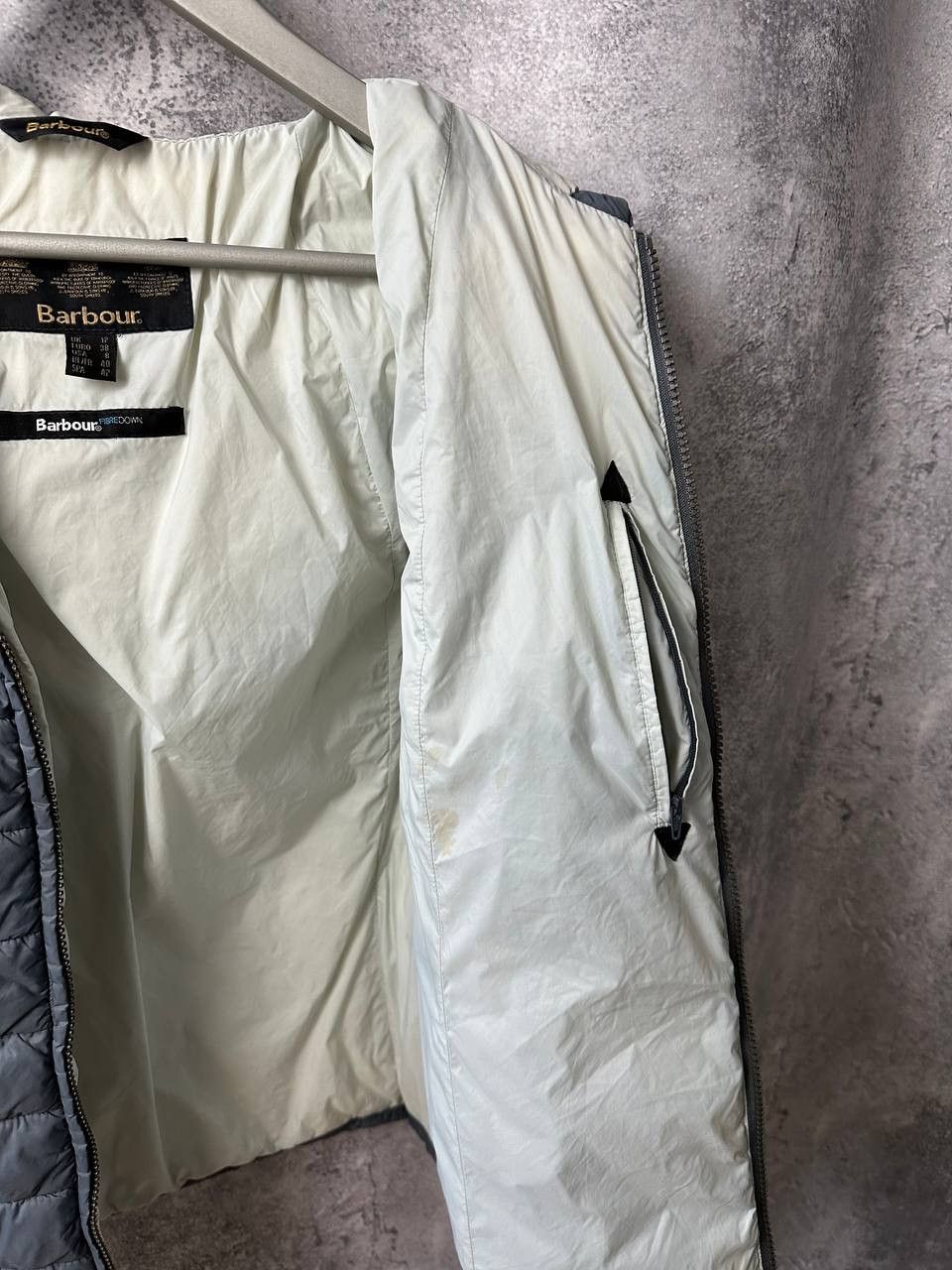 Barbour Barbour Jacket Gray Fibre Down Landry Baffle Quilt Puffa Size M / US 6-8 / IT 42-44 - 11 Thumbnail