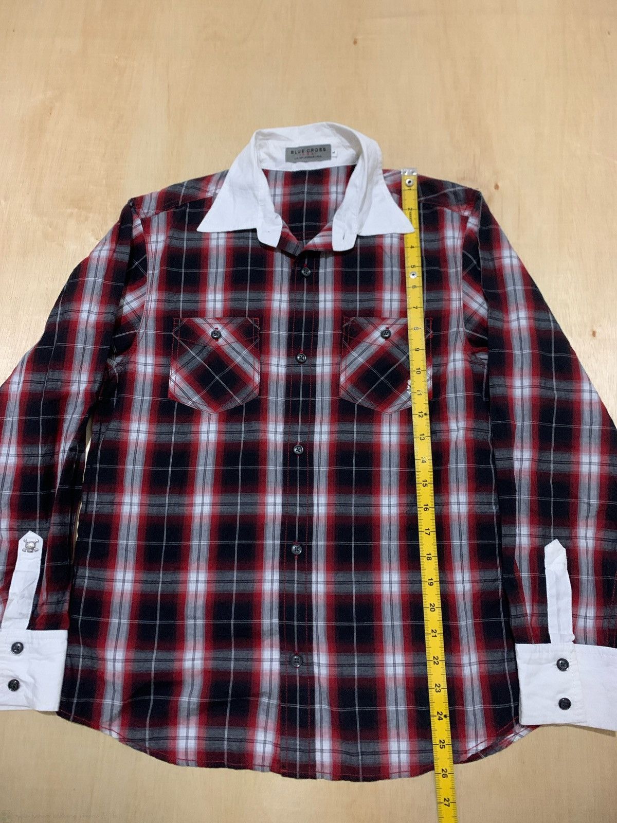 Hysteric Glamour × If Six Was Nine × Japanese Brand Blue Cross California U.S.A Shirt button up Size US M / EU 48-50 / 2 - 13 Thumbnail