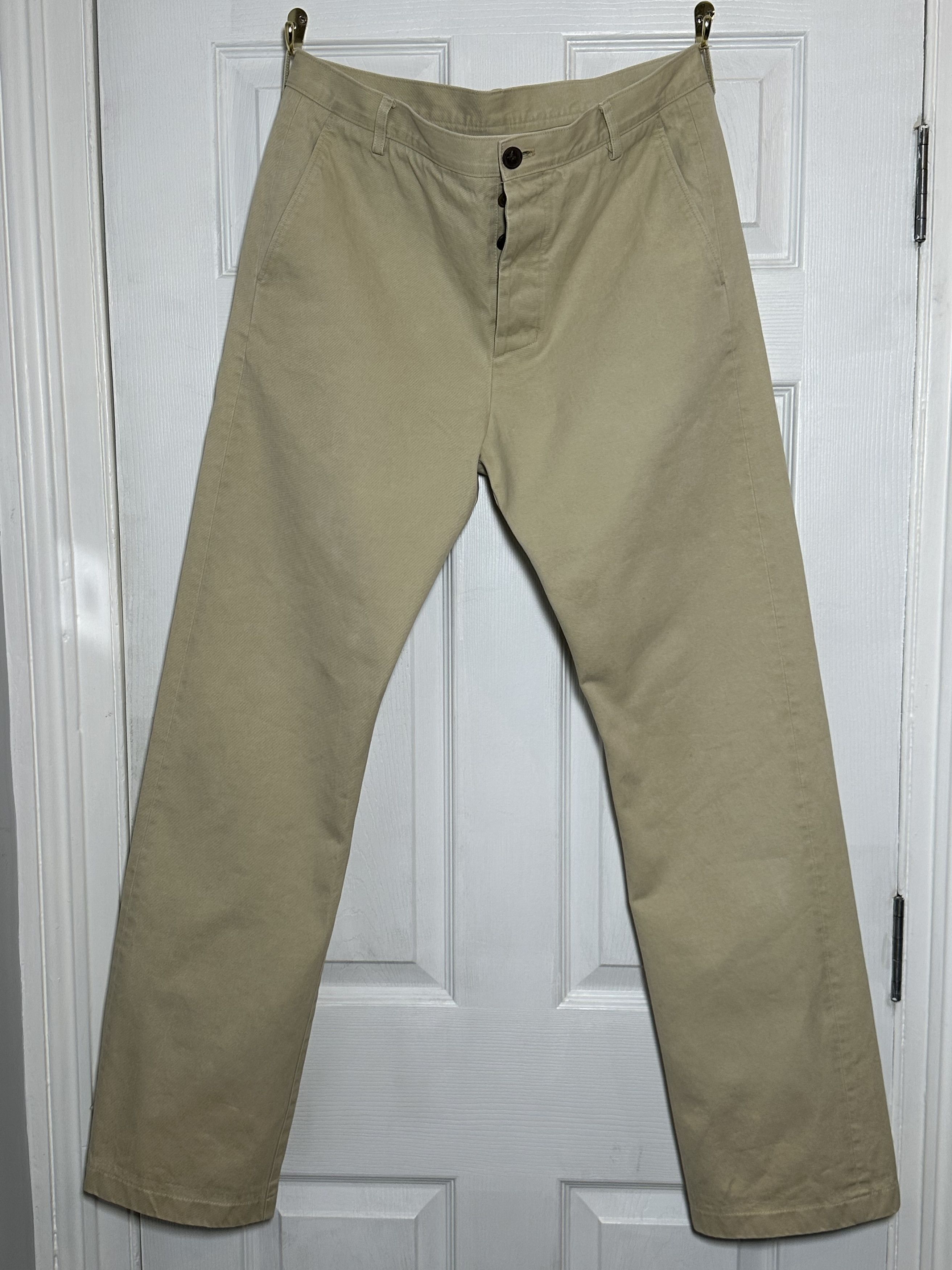 Balenciaga Beige Balenciaga Straight Leg Jeans Size US 32 / EU 48 - 6 Thumbnail