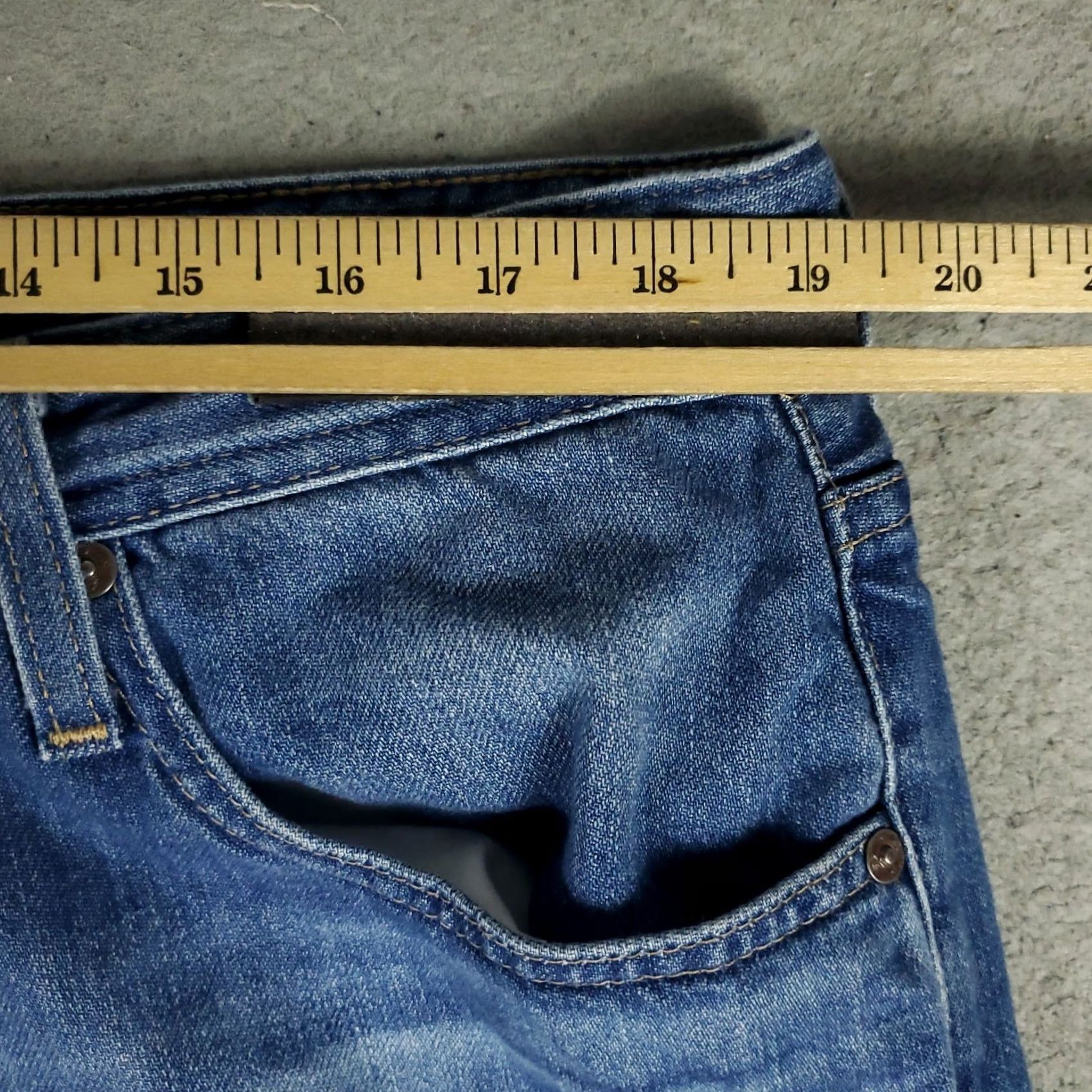 Vintage AG Adriano Goldschmied The Everett Jeans Mens 40x32 Blue Slim Straight Denim 5-Pocket Regular Rise Size US 40 / EU 56 - 3 Thumbnail