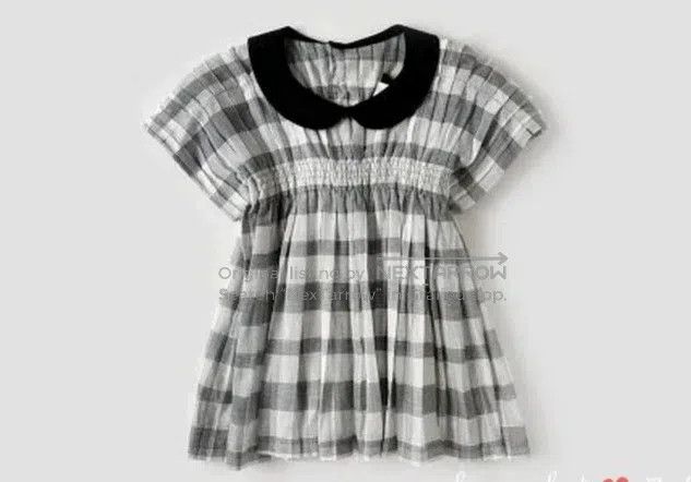 Comme des Garcons Comme des Garcons Pinafore shirt with plaid collar Size S / US 4 / IT 40 - 1 Thumbnail
