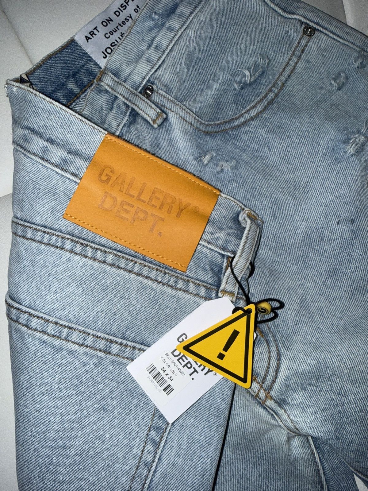 Gallery Dept. G patch distressed jeans Size US 34 / EU 50 - 9 Thumbnail