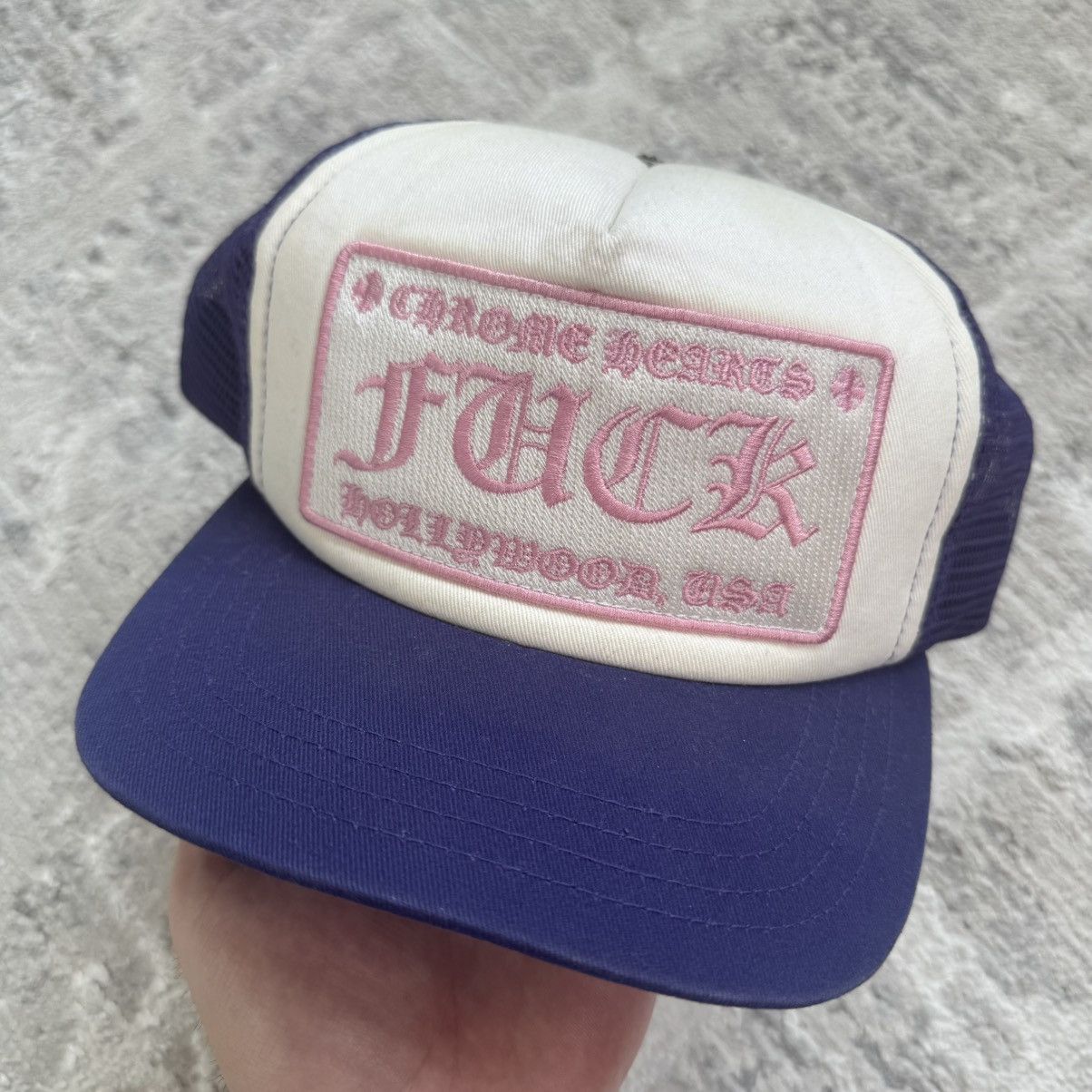 Chrome Hearts Fuck hollywood trucker hat Size ONE SIZE - 3 Thumbnail