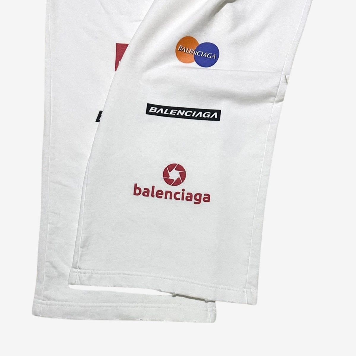 Balenciaga Balenciaga FW23 Top League Sweatpants White Sz.M Size US 32 / EU 48 - 3 Thumbnail