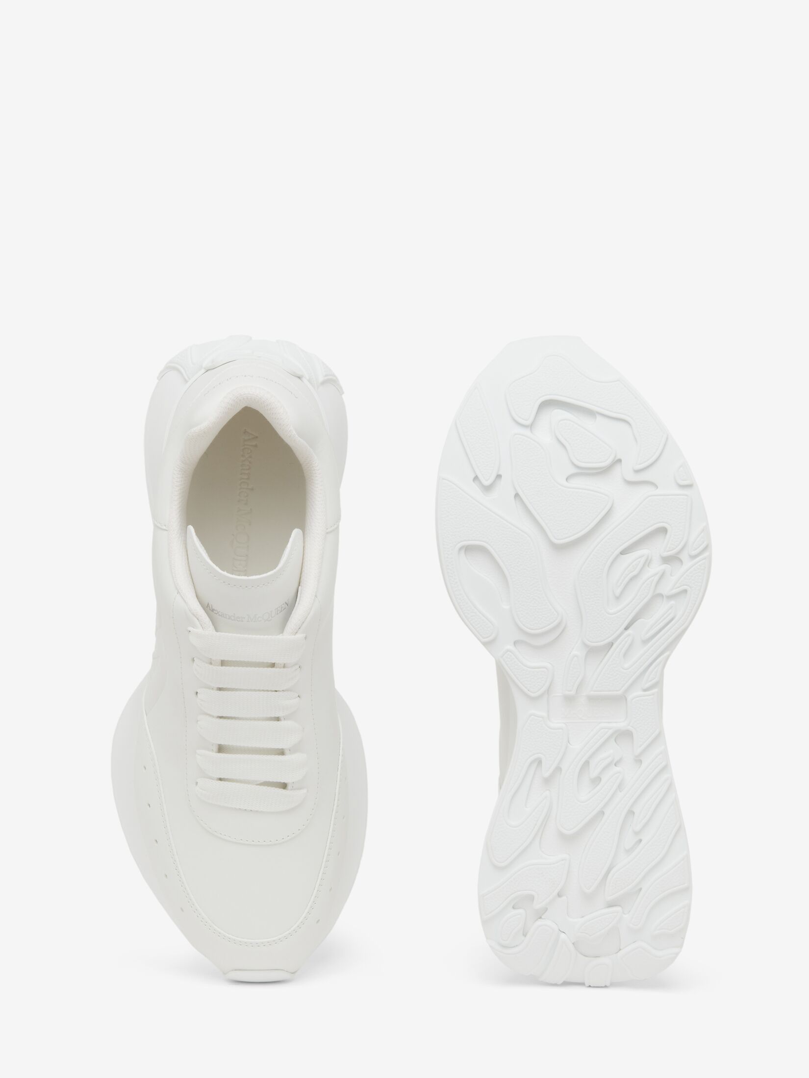 Alexander McQueen o1w1db10925 Sprint Runner in White Size US 10 / IT 40 - 5 Thumbnail