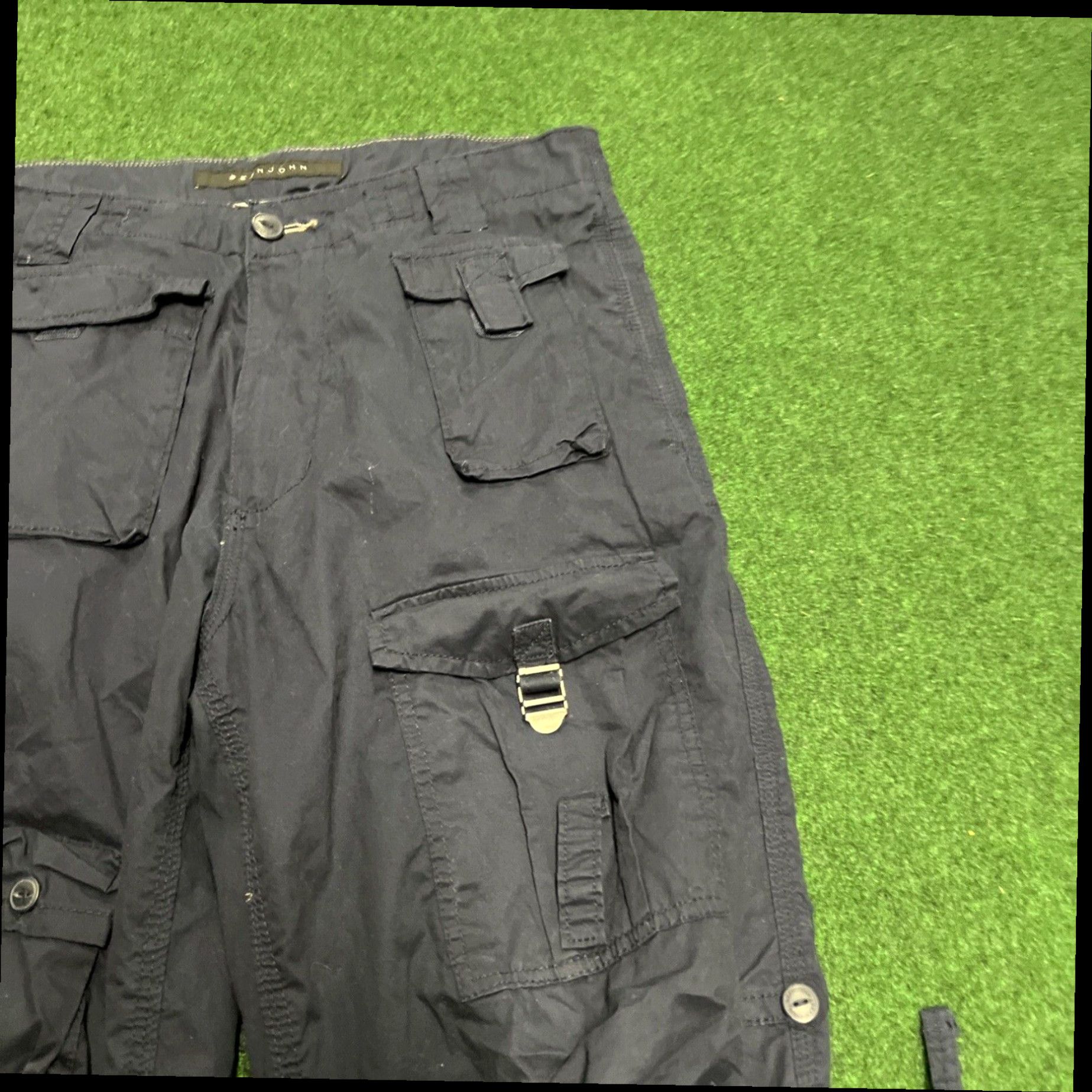 Sean John Sean John Mens Blue Cargo Parachute Shorts Size 30 Size US 30 / EU 46 - 3 Thumbnail