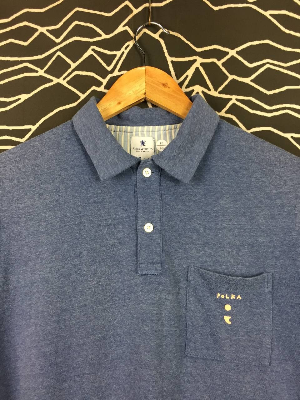 R.Newbold R.Newbold by Paul Smith Born In Britain Polka Dot Polo Shirt Size US M / EU 48-50 / 2 - 3 Thumbnail