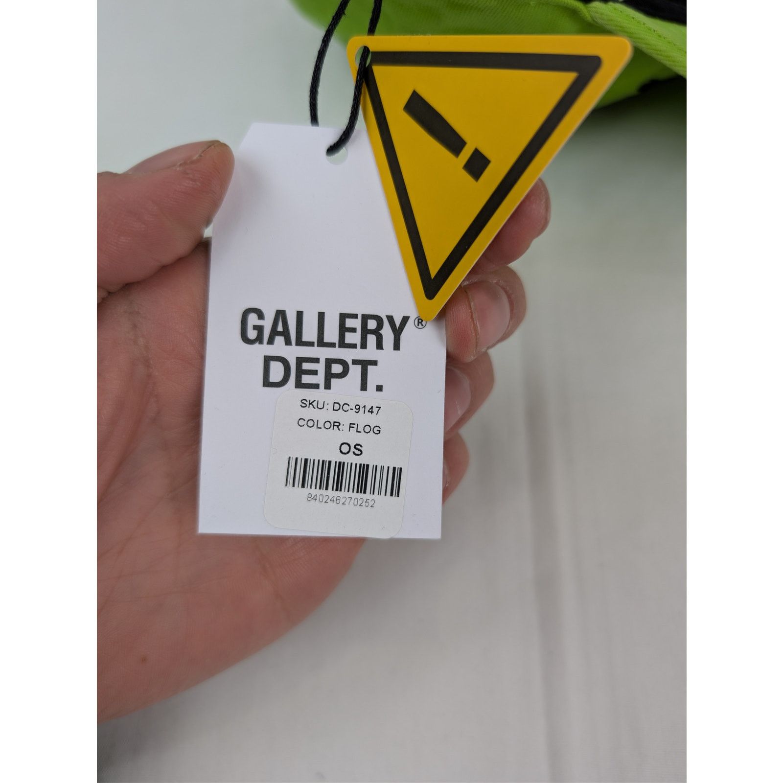 Gallery Dept. o1rshd1 Size: OS / Logo Embroidered Cap / Hat in Lime Green Size ONE SIZE - 13 Thumbnail