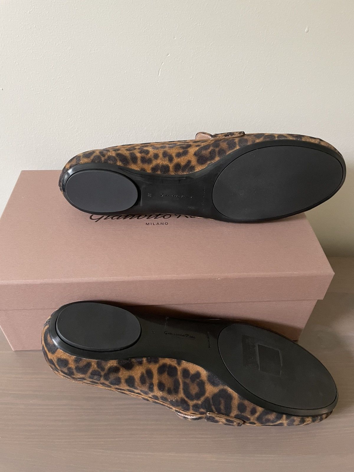 Gianvito Rossi Gianvito Rossi Georgia Velour Leopard Print loaffer Size US 9 / IT 39 - 6 Thumbnail