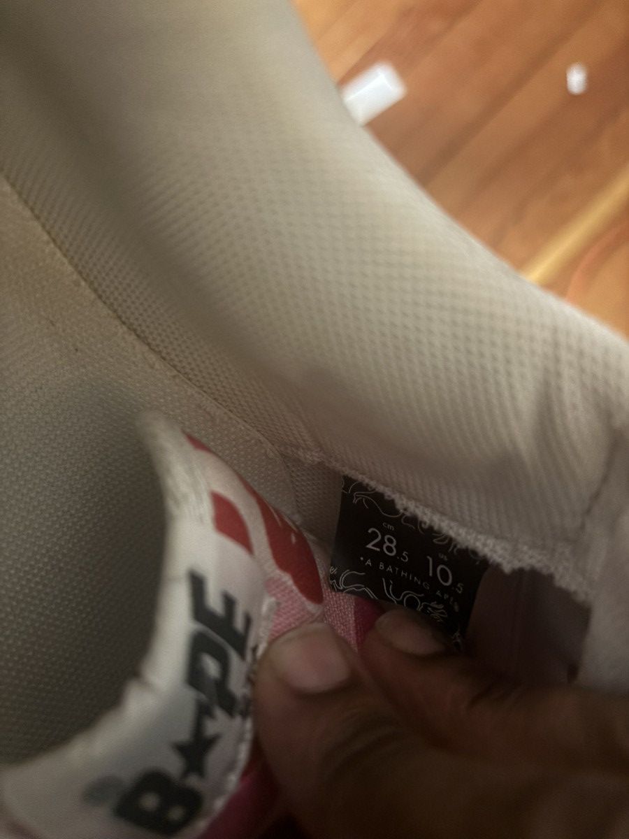 Bape ABC CAMO PINK BAPESTA Size US 10.5 / EU 43-44 - 4 Thumbnail