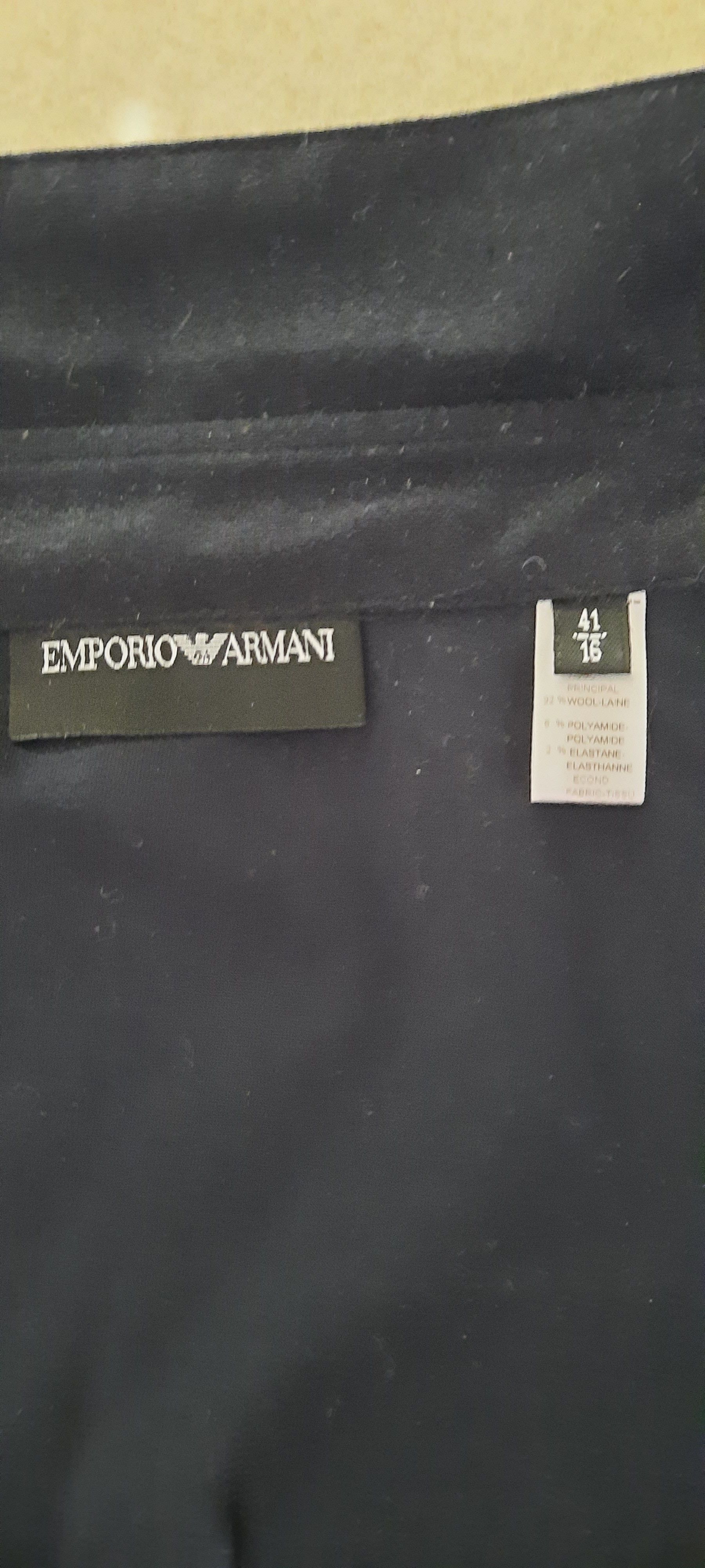 Emporio Armani EMPORIO ARMANI Men's Shirt Jacket Dark Blue Size 41(16) Size US L / EU 52-54 / 3 - 7 Thumbnail