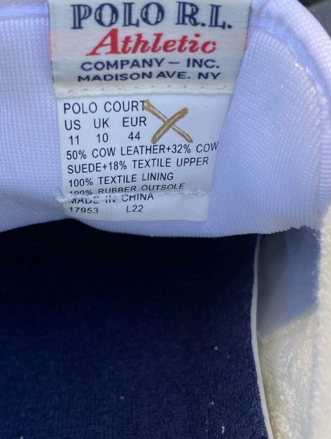 Ralph Lauren Ralph Lauren Polo Court Sneaker White Navy Red Retro 003 Size US 11 / EU 44 - 9 Thumbnail