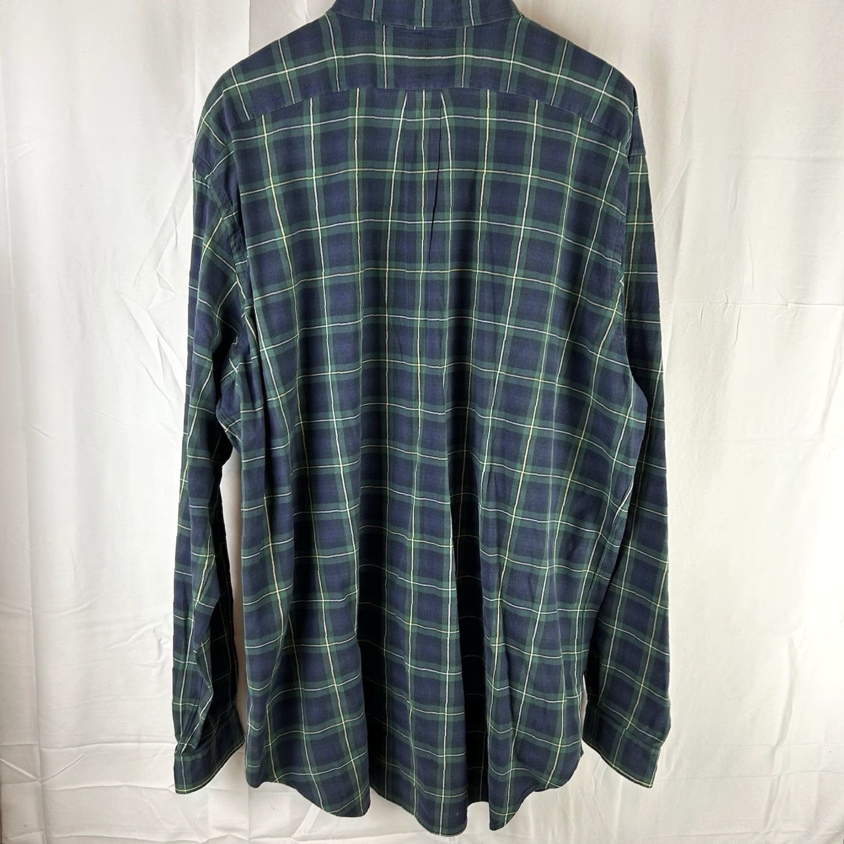 Ralph Lauren Ralph Lauren Shirt Plaid Blue Green 2XLT Tall Mens Button-Up Preppy Casual Classic Long Sleeve Size US XXL / EU 58 / 5 - 8 Thumbnail