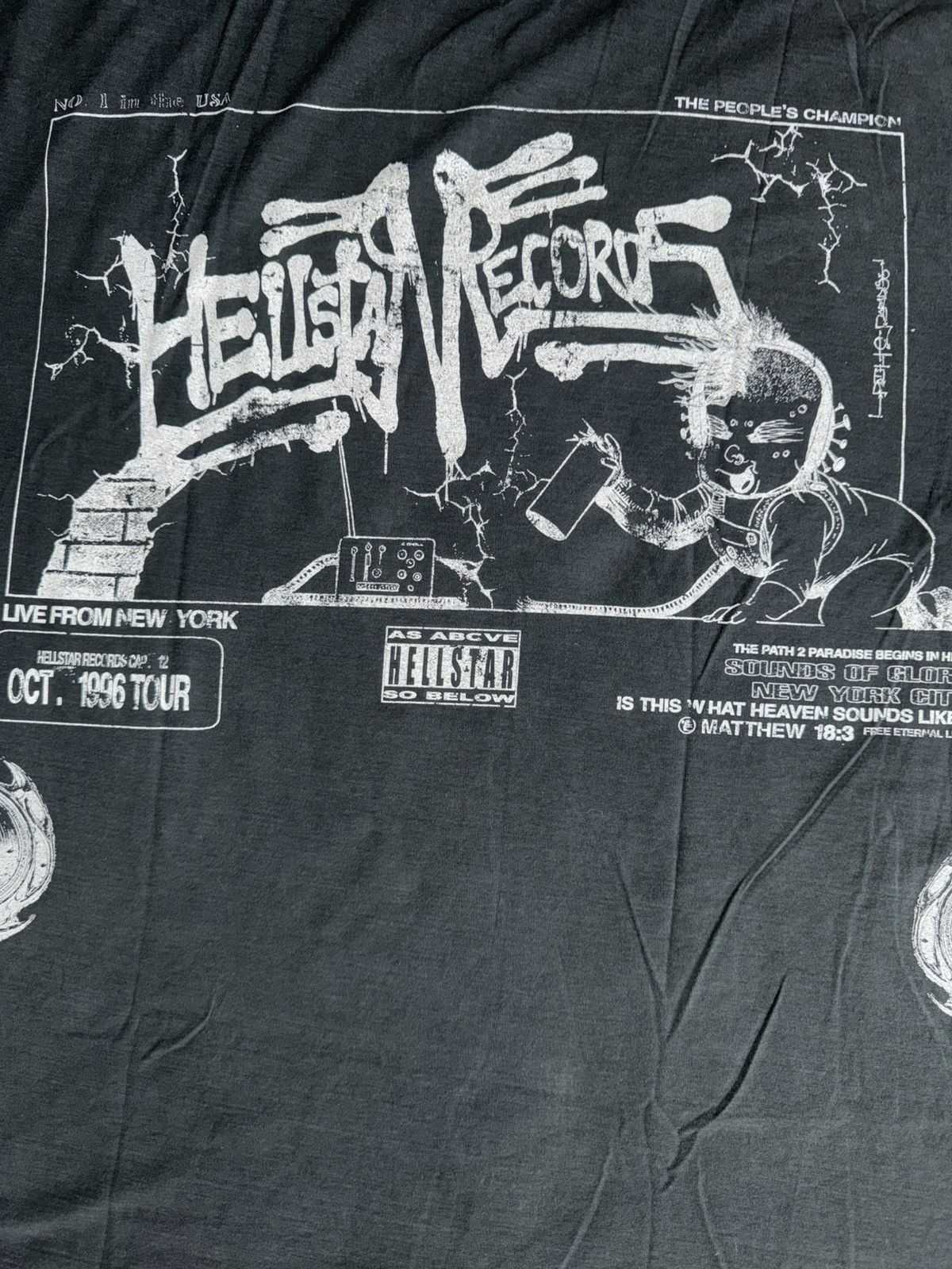 HELLSTAR Hellstar Records Baby T-Shirt Size US XL / EU 56 / 4 - 4 Thumbnail