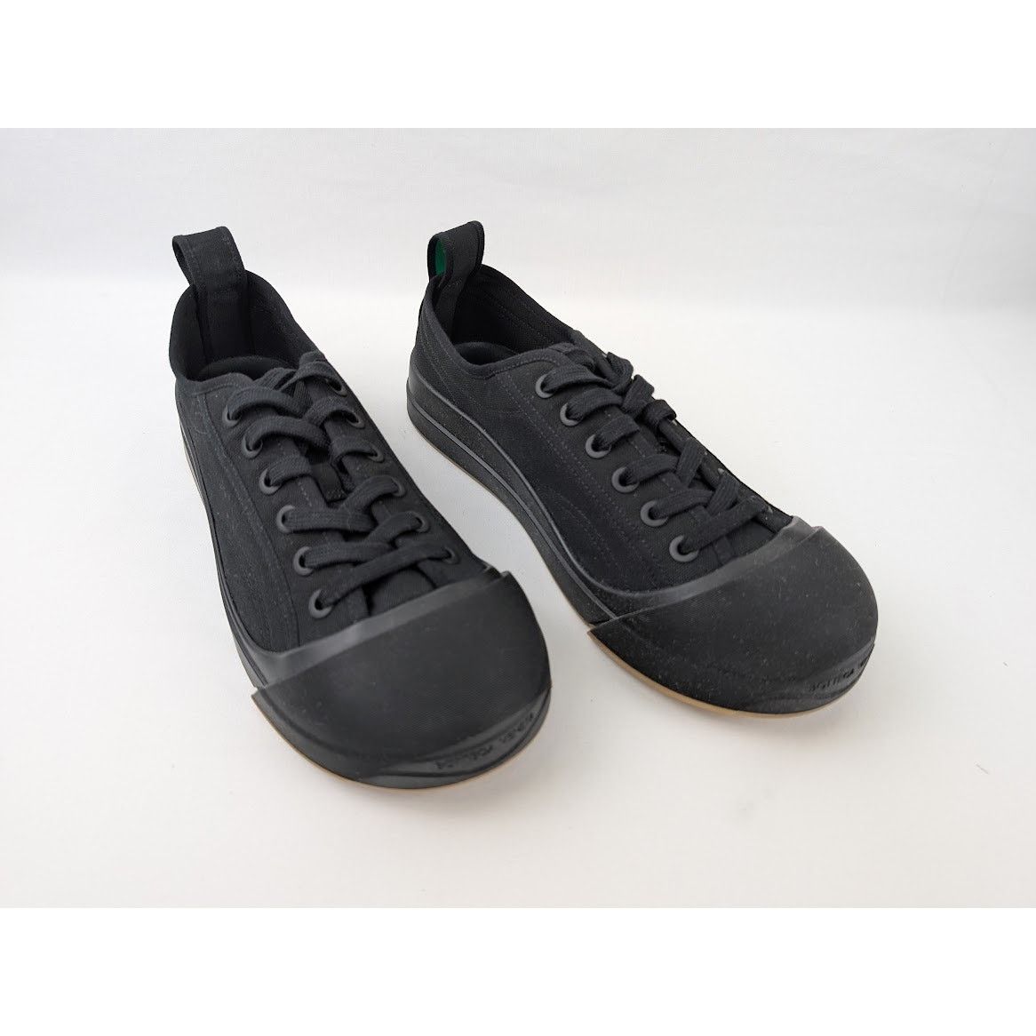 Bottega Veneta o1rshd1 Canvas Vulcan Sneaker in Black Size US 11 / EU 44 - 1 Thumbnail