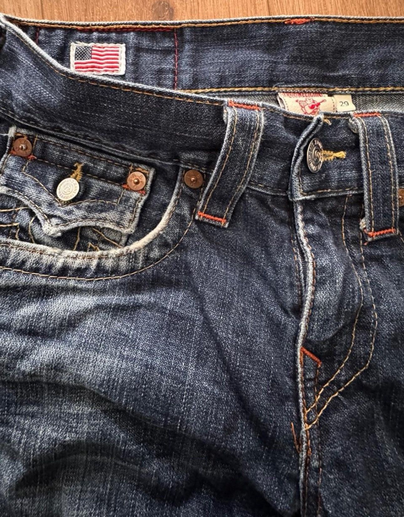 True Religion ricky trueys Size 29" - 4 Thumbnail