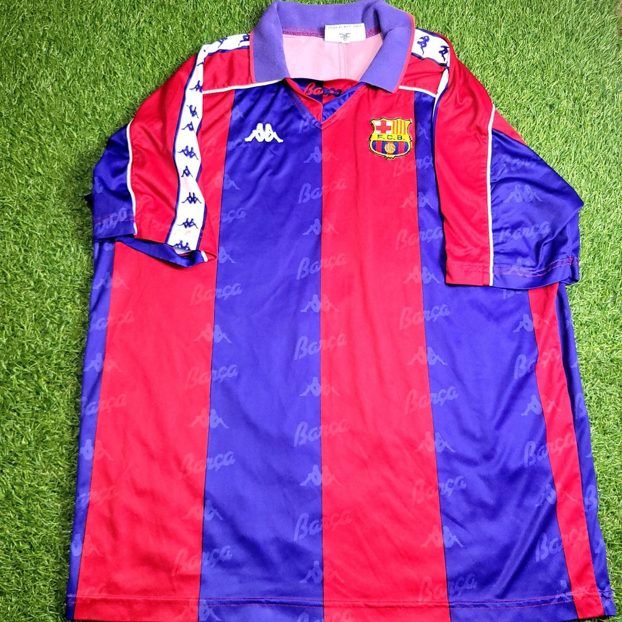 Kappa Romario Kappa Barcelona 1994 1995 Soccer Jersey Shirt XL Size US XL / EU 56 / 4 - 2 Thumbnail