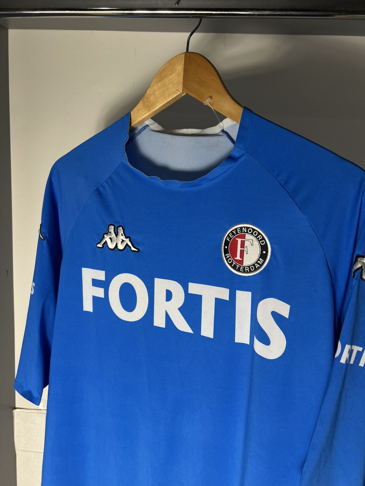 Kappa VINTAGE KAPPA FC FEYENOORD NETHERLANDS SOCCER JERSEY RETRO Size US L / EU 52-54 / 3 - 12 Thumbnail