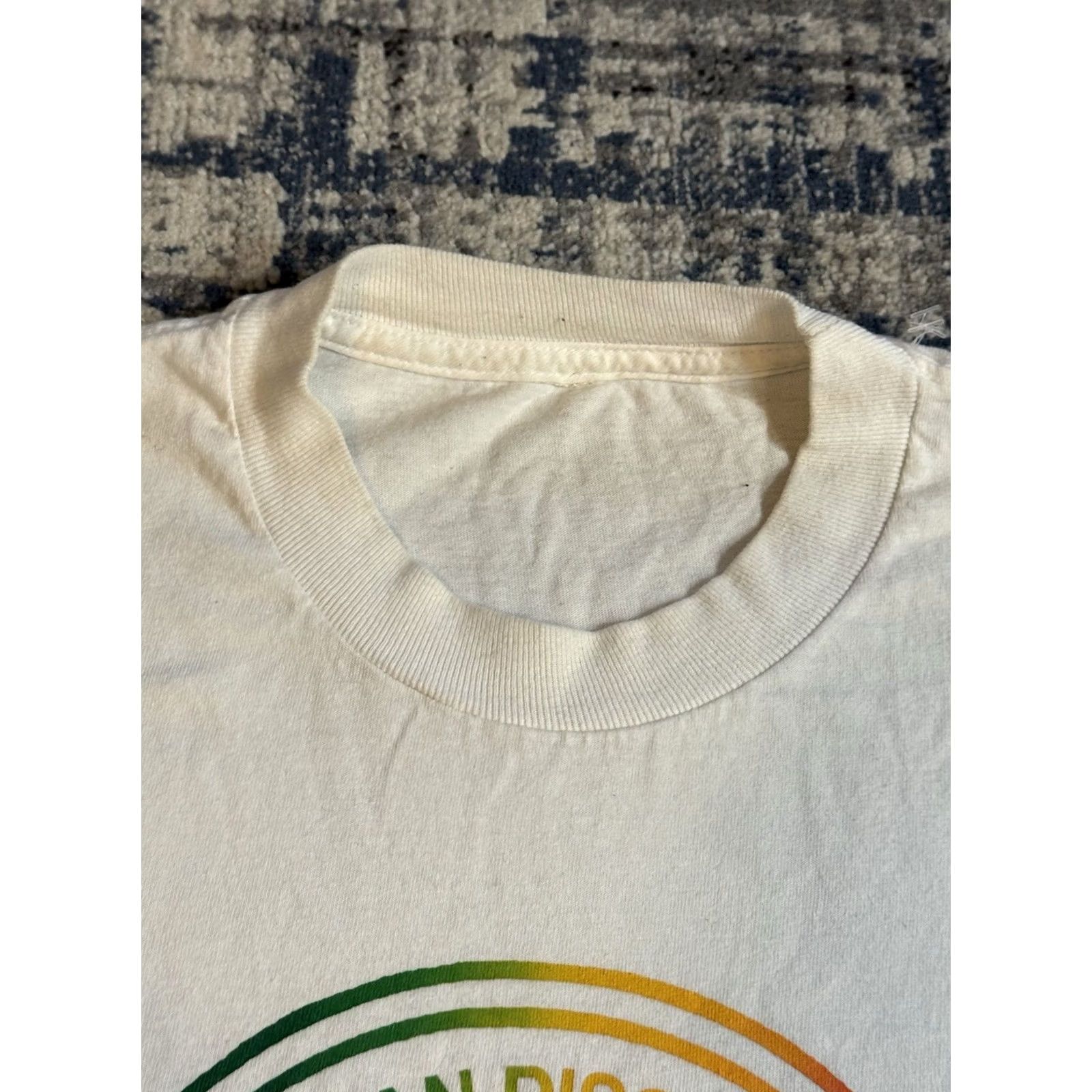Vintage VINTAGE Grateful Dead Black Flag The Wonders Of WOBF Jeremy Dean Shirt XL White Graphic Print Punk Rock Band 90s Mens Size US XL / EU 56 / 4 - 4 Thumbnail