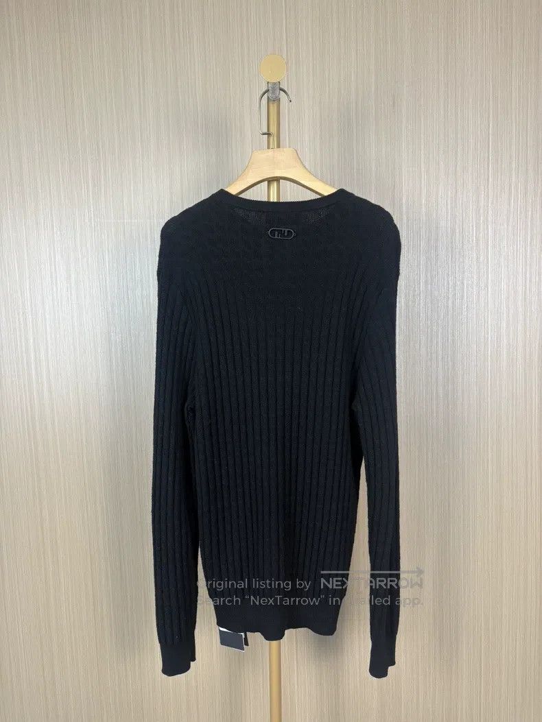 Fendi Fendi Black Wool Crewneck Sweater Size US M / EU 48-50 / 2 - 2 Thumbnail
