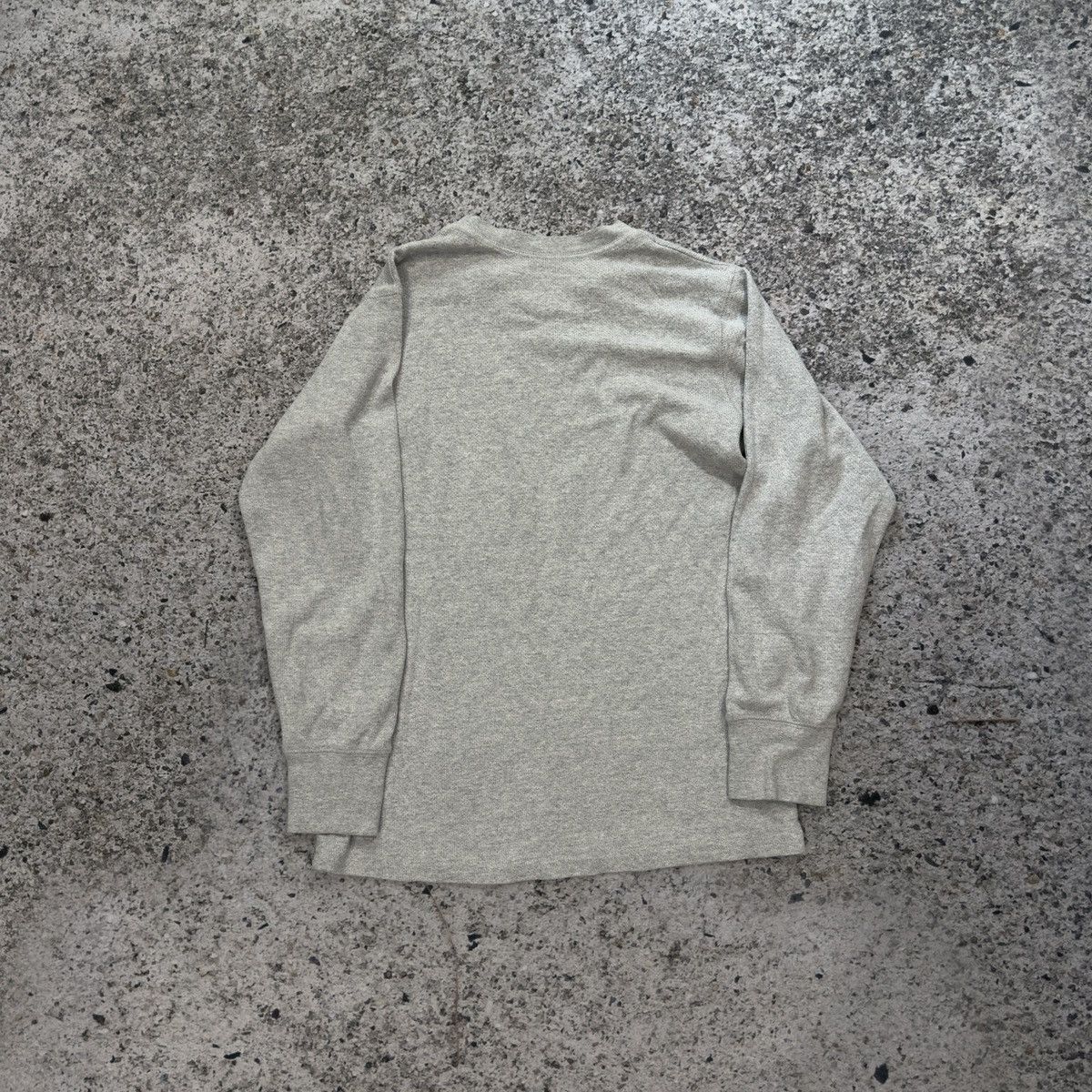 Vintage Thermal Longsleeve Shirt Thrashed Faded ERD Grunge Chrome Size US L / EU 52-54 / 3 - 2 Thumbnail