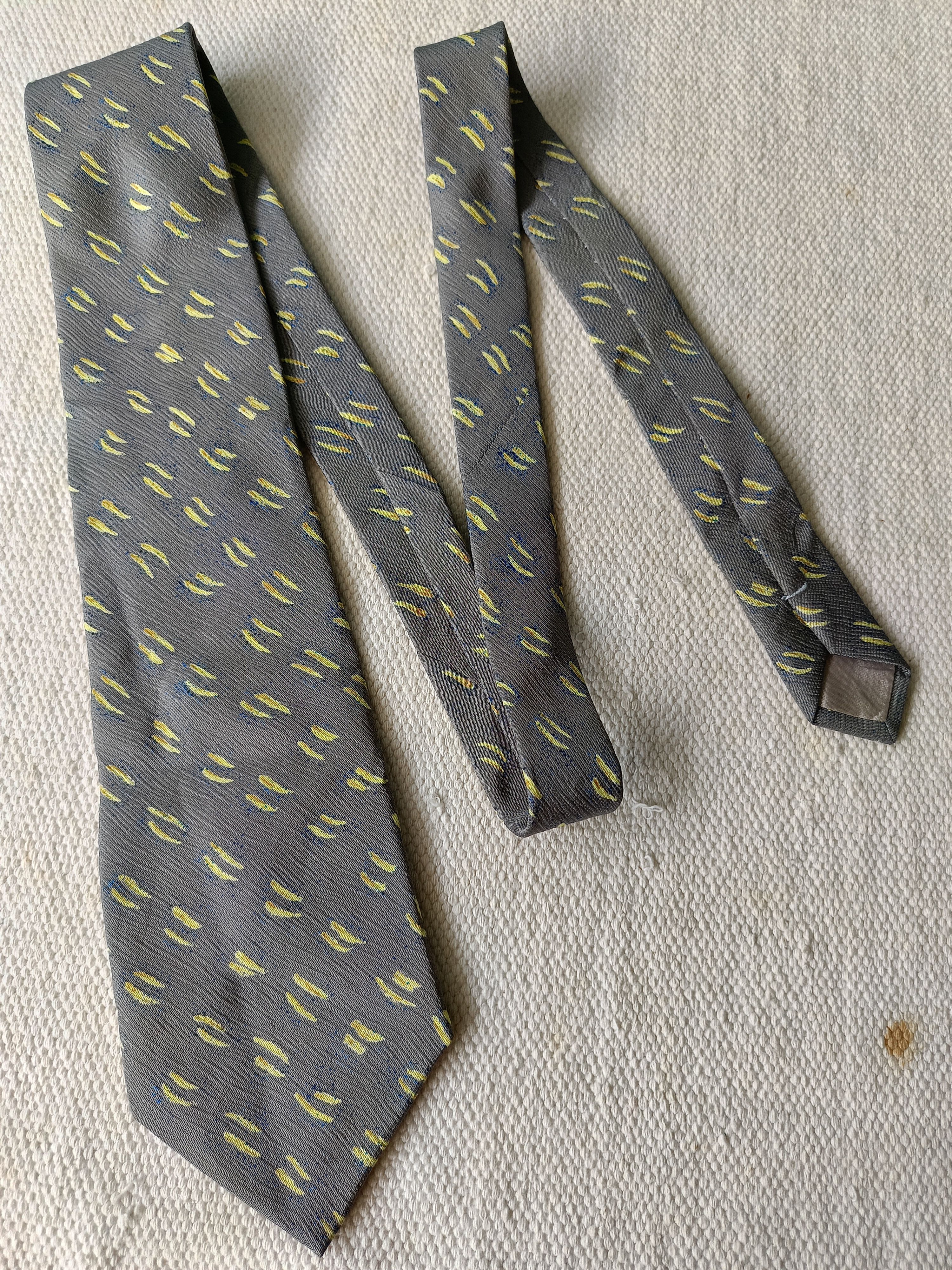 Issey Miyake Issey Miyake IM design studio Japan 90s vintage gray ties Size ONE SIZE - 3 Thumbnail