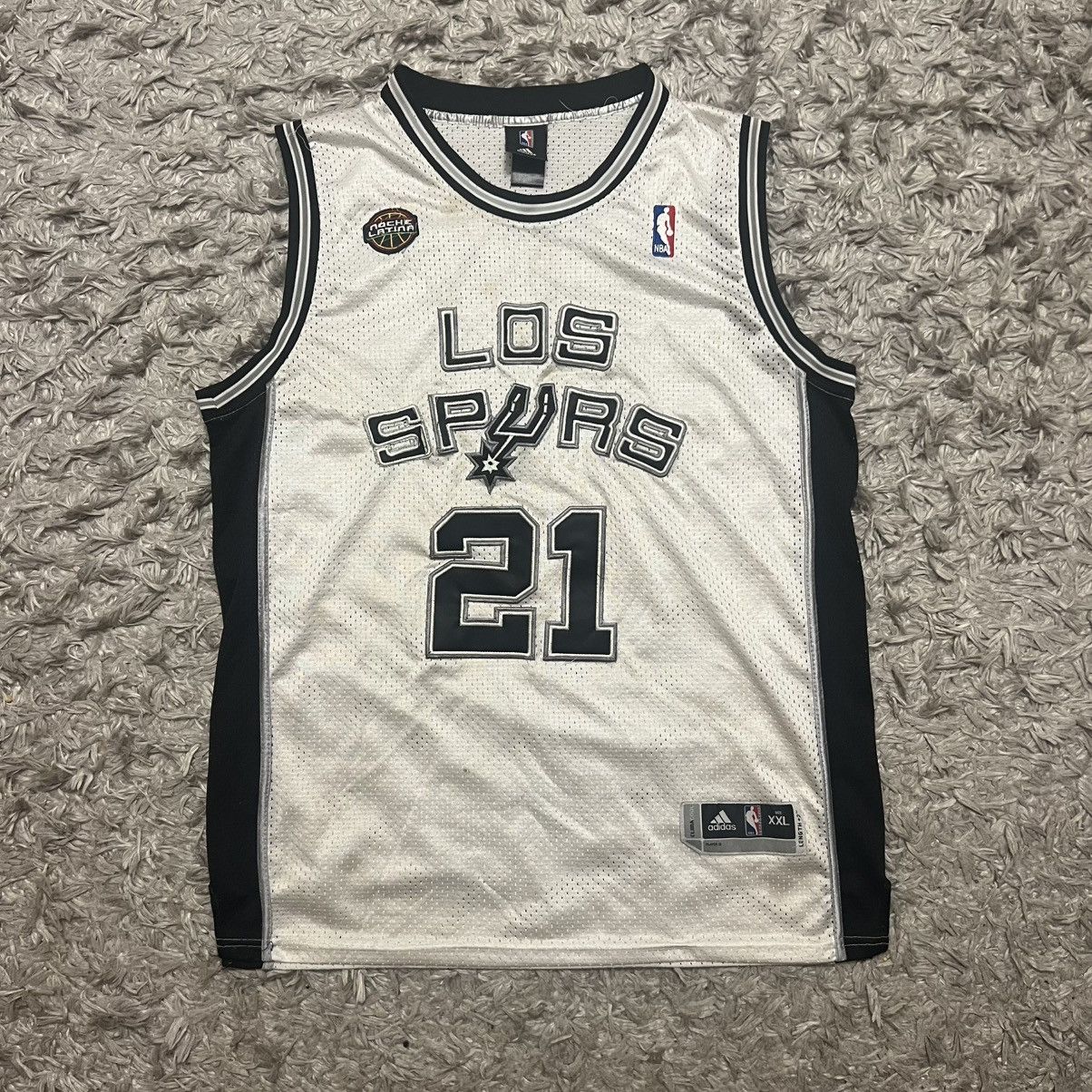Adidas Adidas Tim Duncan San Antonio Los Spurs Latin Night Jersey Size US XXL / EU 58 / 5 - 1 Thumbnail