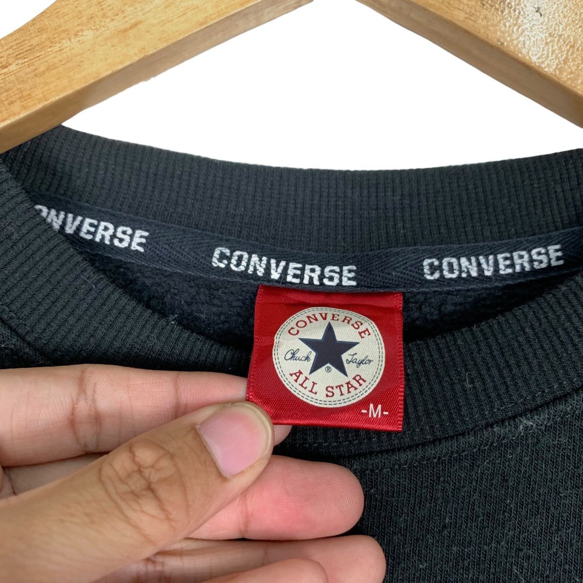 Converse CONVERSE All Star Circle Big Logo Sweatshirt #1164-C53 Size US M / EU 48-50 / 2 - 11 Thumbnail
