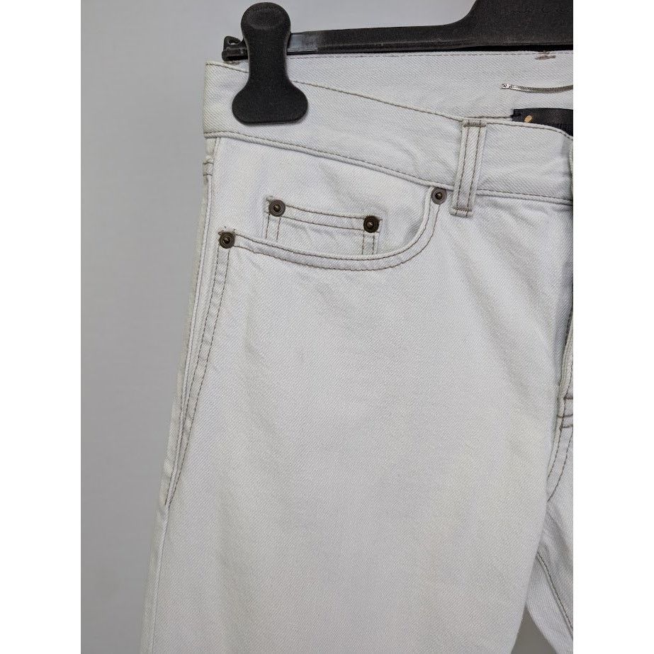 Saint Laurent Paris o1rshd1 Slim Fit Jeans in White Size US 28 / EU 44 - 6 Thumbnail