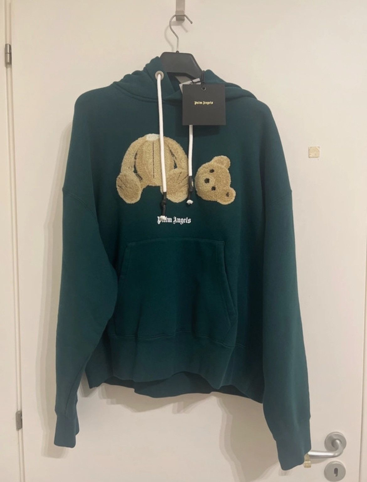 Palm Angels Bear Hoodie Size: buy Large (FITS LIKE MEDIUM)