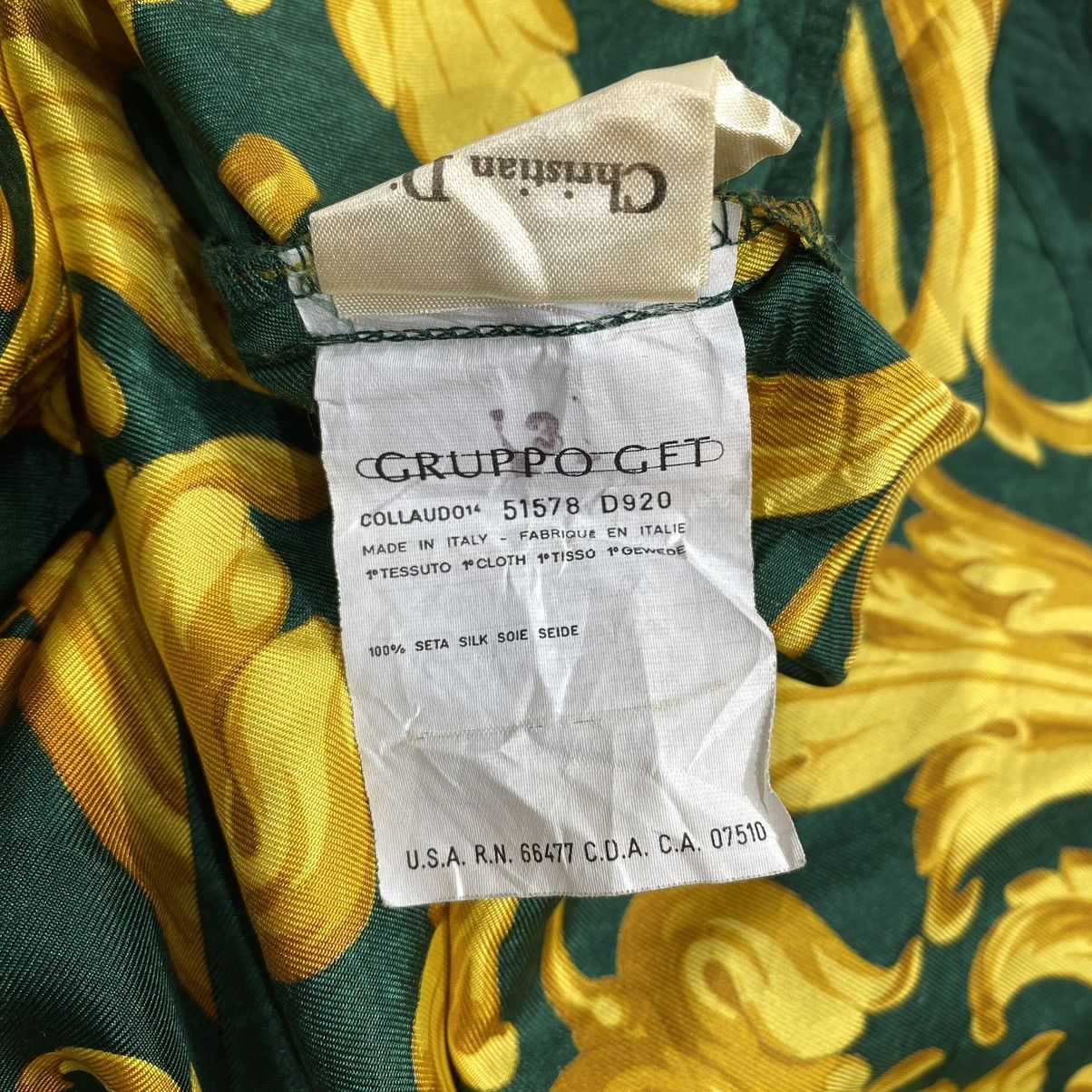 Christian Dior Monsieur CHRISTIAN DIOR COORDONES 90S Archive Silk Shirt Baroque Size US XXS / EU 40 - 8 Thumbnail