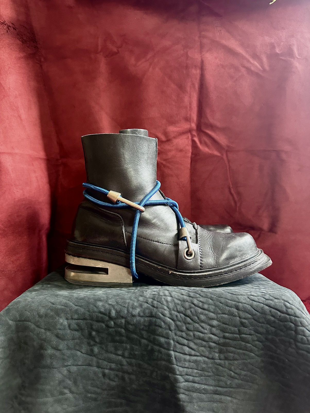 a*s様 最終値下げ　希少 デッドストック DIRK BIKKEMBERGS Dirk Bikkembergs Metal Heel Boots | Grailed