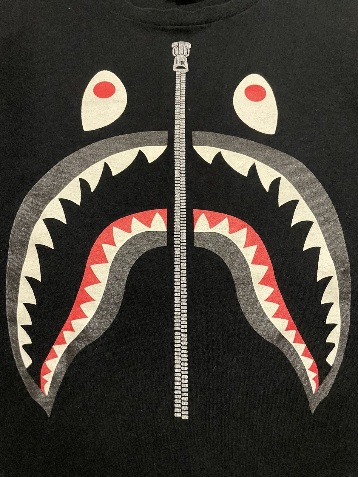 Bape Bape Shark Zip Long Sleeve Size US S / EU 44-46 / 1 - 7 Thumbnail