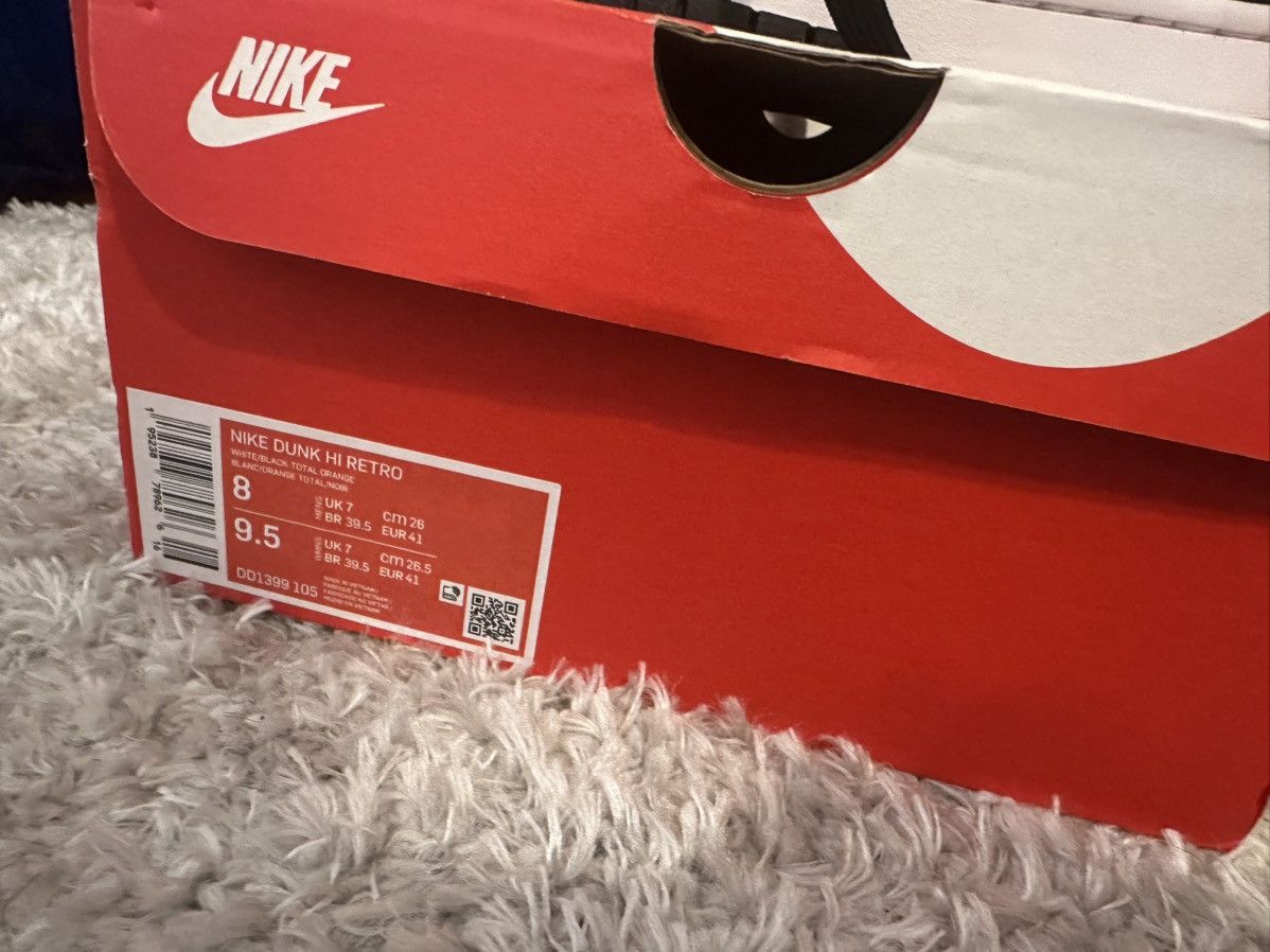 Nike Nike panda dunks high Size US 8 / EU 41 - 2 Thumbnail