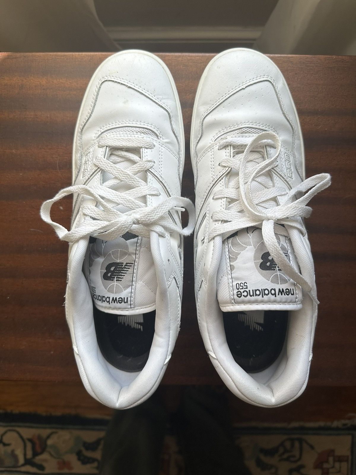 New Balance White/Grey New Balance 550 Size US 11 / EU 44 - 3 Thumbnail