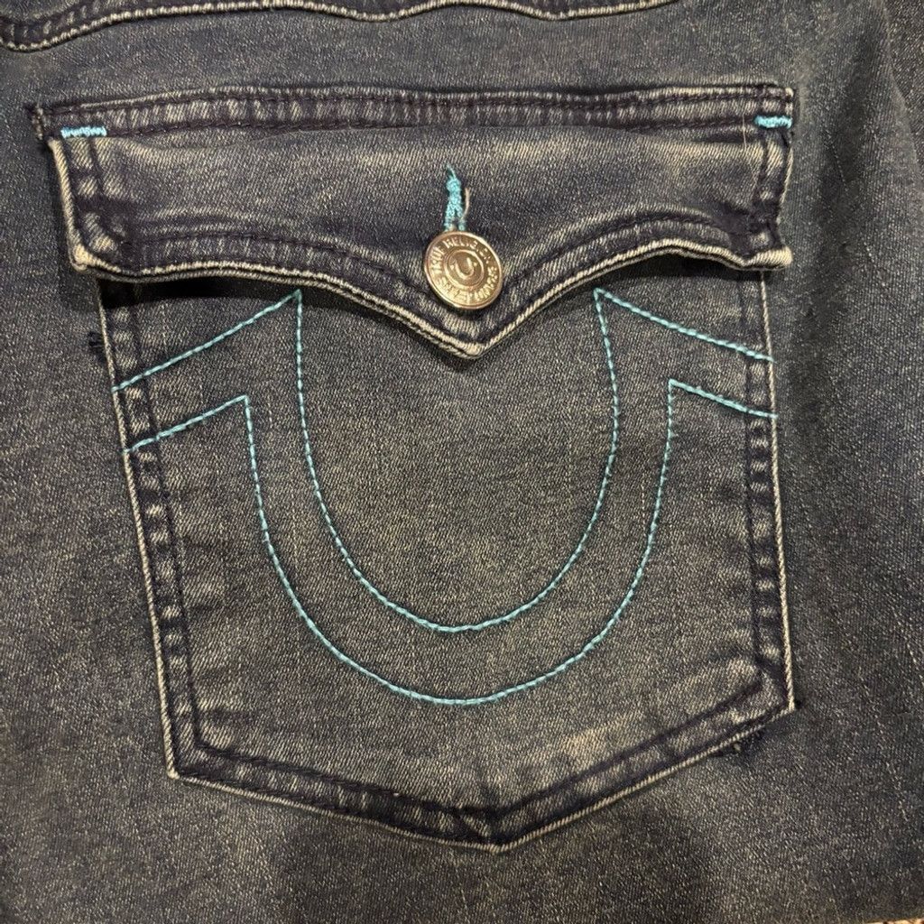 True Religion Women’s True Religion Mid Rise Super Skinny Jeans Size 40" / US 18 - 2 Thumbnail