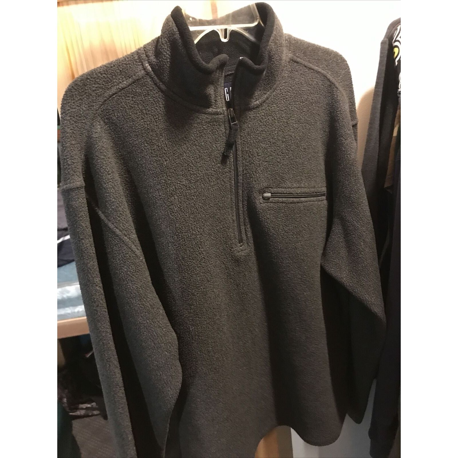 Gap Gap Vintage Men’s XL Gray LS Pullover Polyester Rayon Fleece Size US XL / EU 56 / 4 - 12 Thumbnail