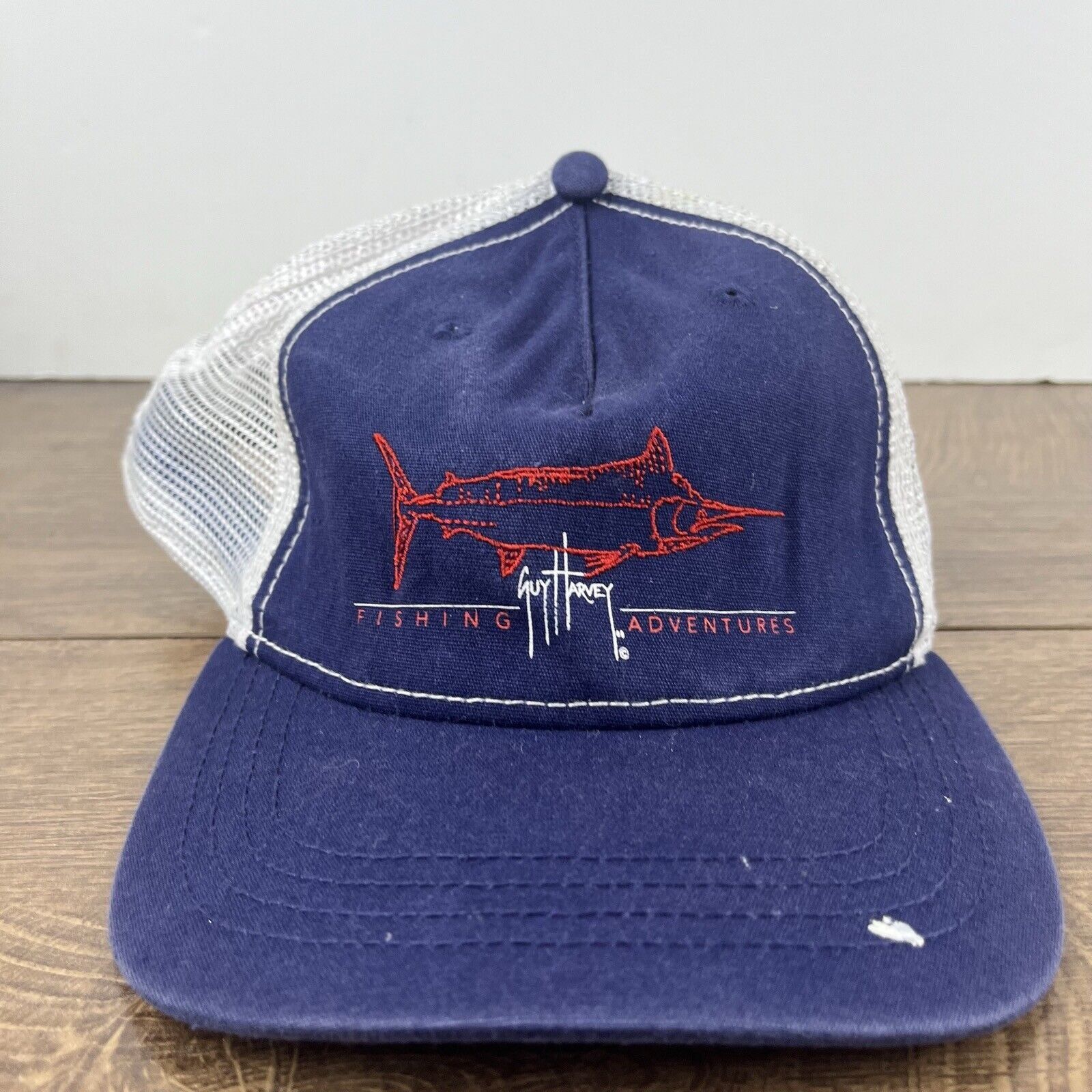 Guy Harvey Guy Harvey Fishing Snapback Hat Blue Adjustable Hat Blue Adu Size ONE SIZE - 5 Thumbnail