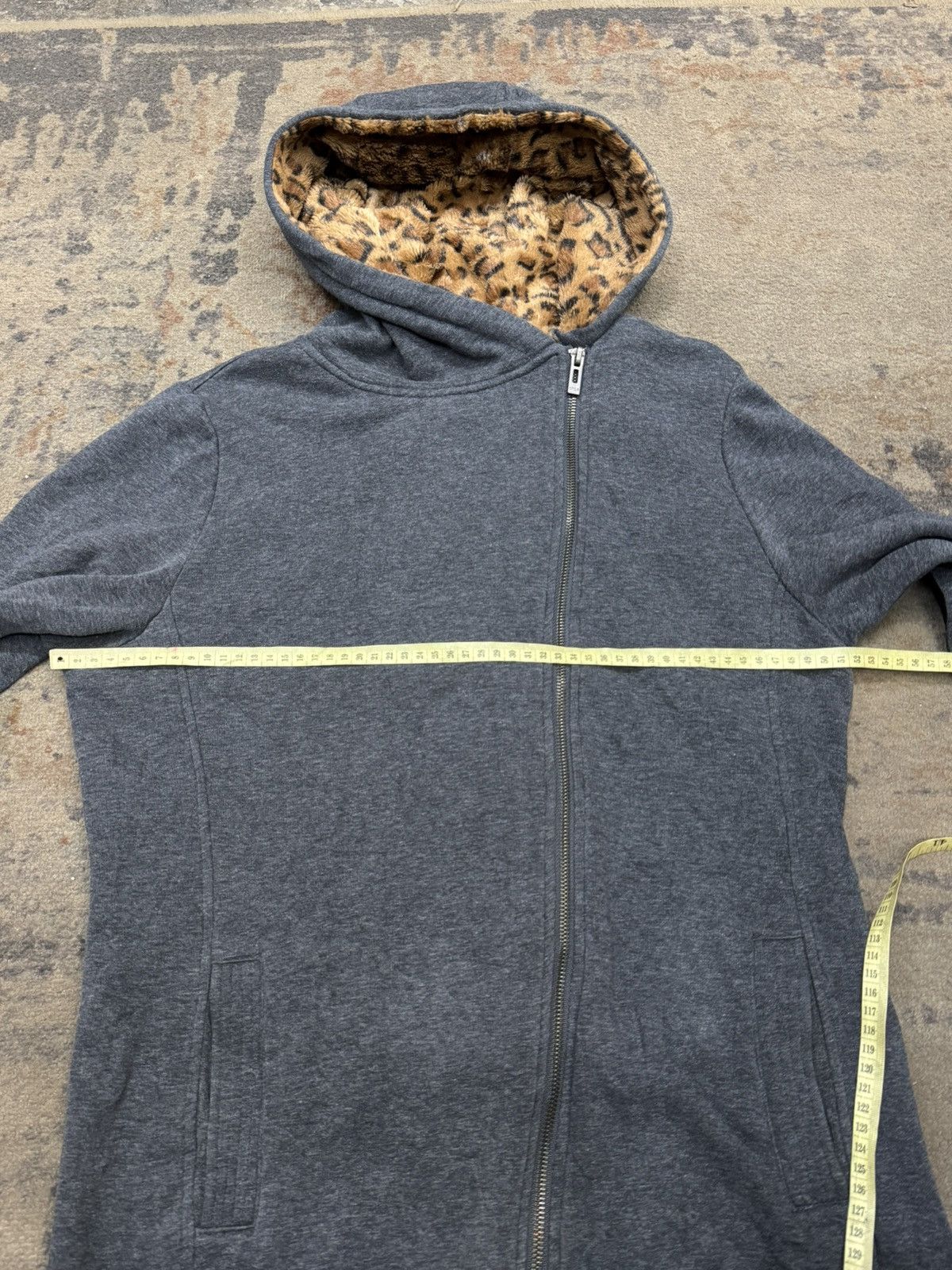 GOSTAR DE FUGA × If Six Was Nine × Japanese Brand Asymmetrical Hoodie Fur Leopard Japanese Omphalos Size US M / EU 48-50 / 2 - 8 Thumbnail
