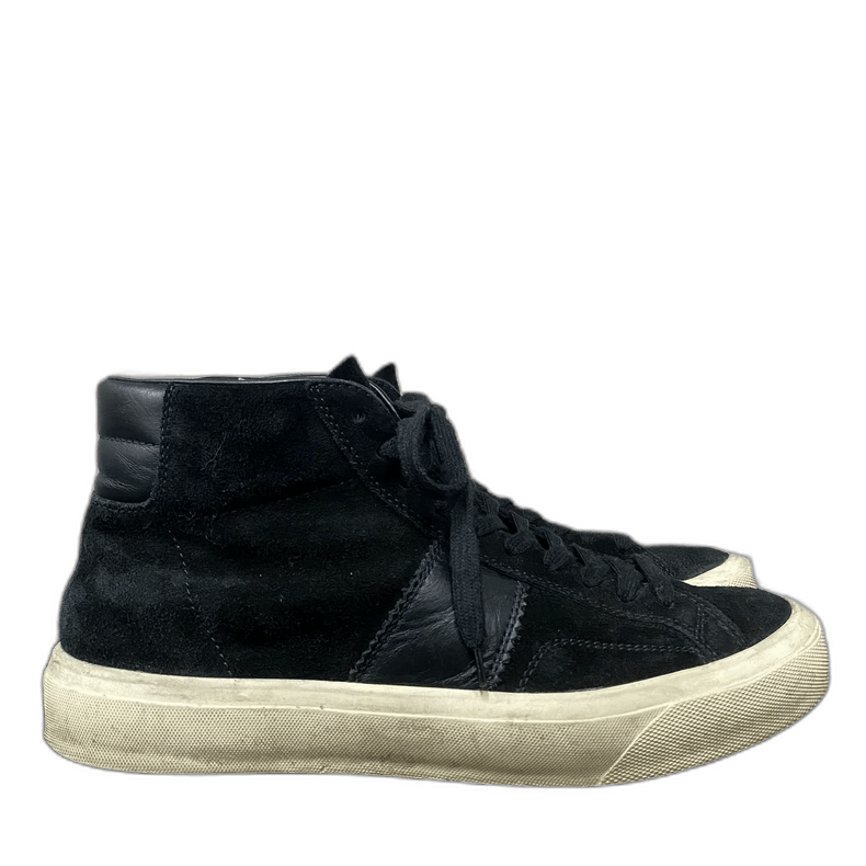 tom ford black mid top sneakers