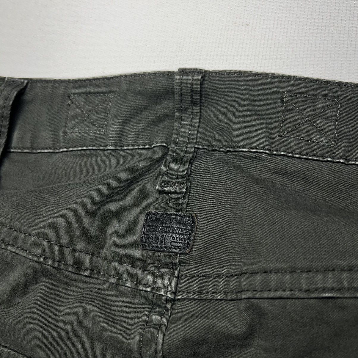 G-Star G Star Raw Pants Green Cargo Air Defence 5620 3D Skinny Size US 31 - 14 Thumbnail