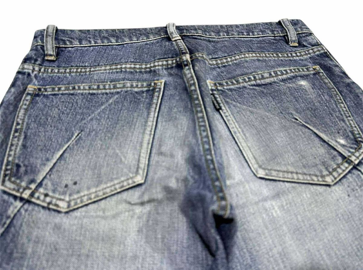 Attachment 🔥Sick Y2K Attachment Flared Denim J Cut Curved Distressed Size US 32 / EU 48 - 10 Thumbnail