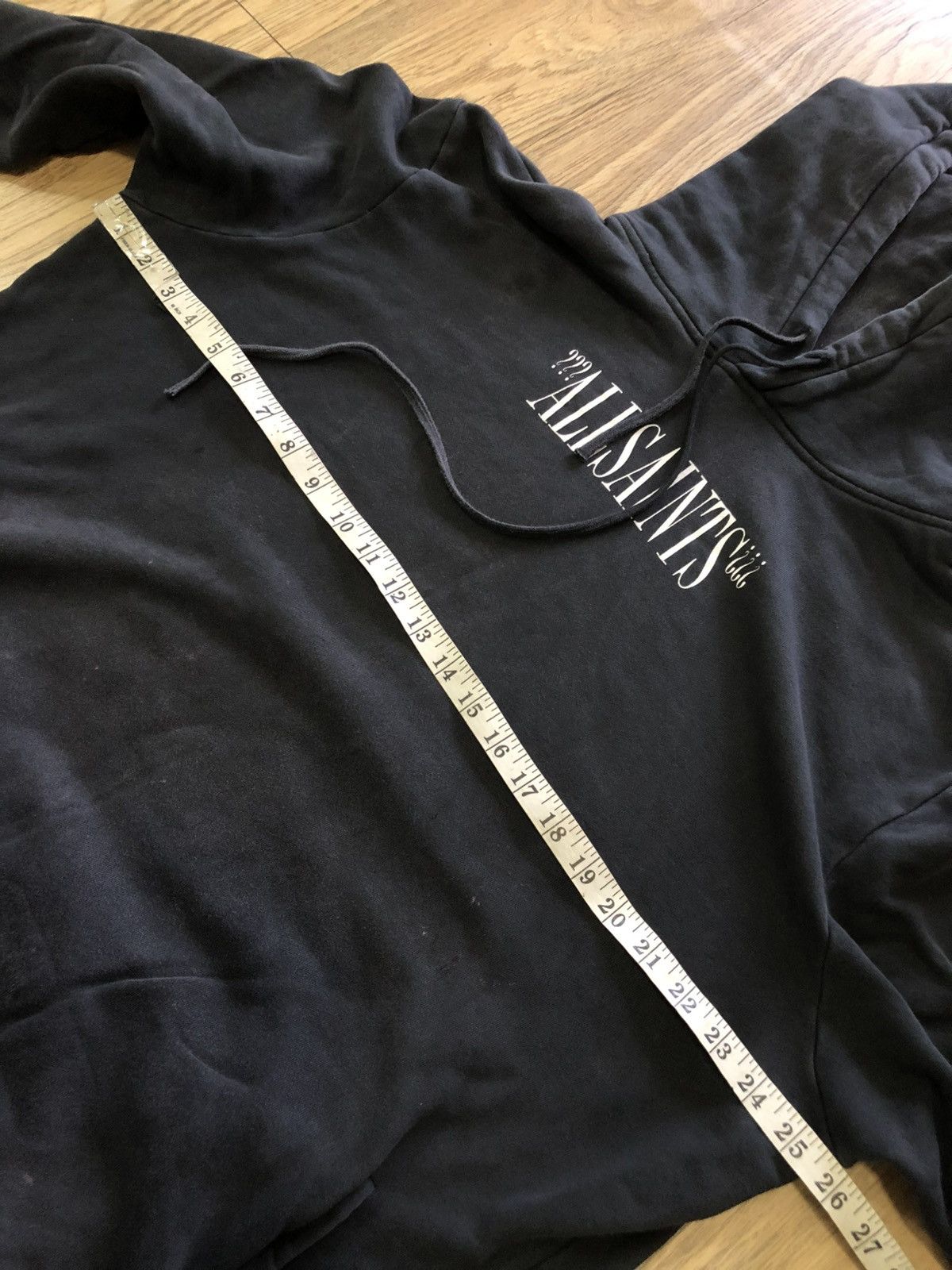 Allsaints Allsaints fade black hoodie Size US M / EU 48-50 / 2 - 7 Thumbnail