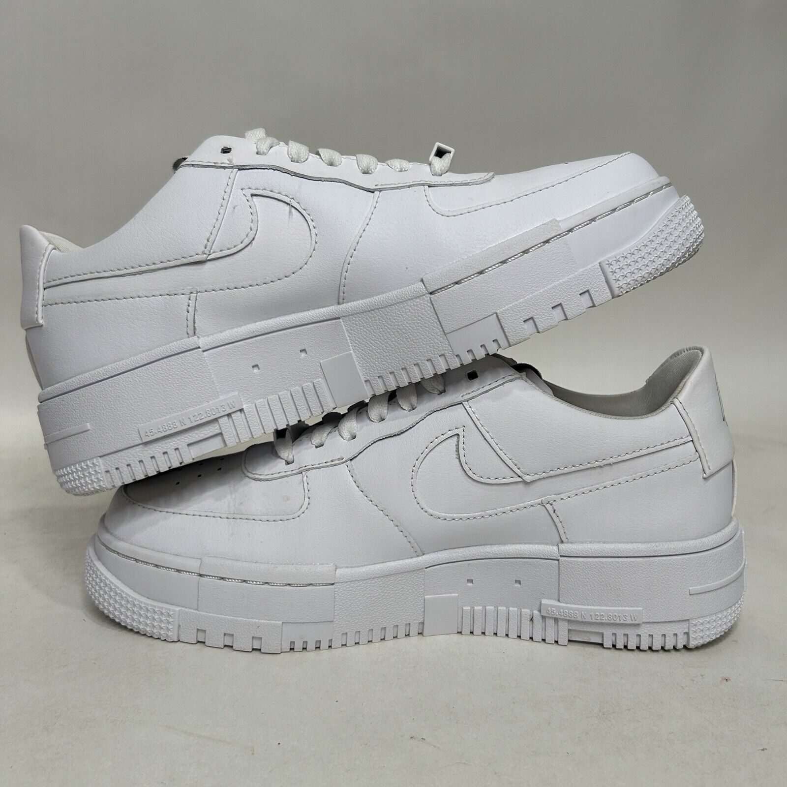 Nike Nike Shoes Air Force 1 Low Pixel WMNS “Triple White” 2024 Size US 8.5 / IT 38.5 - 3 Thumbnail