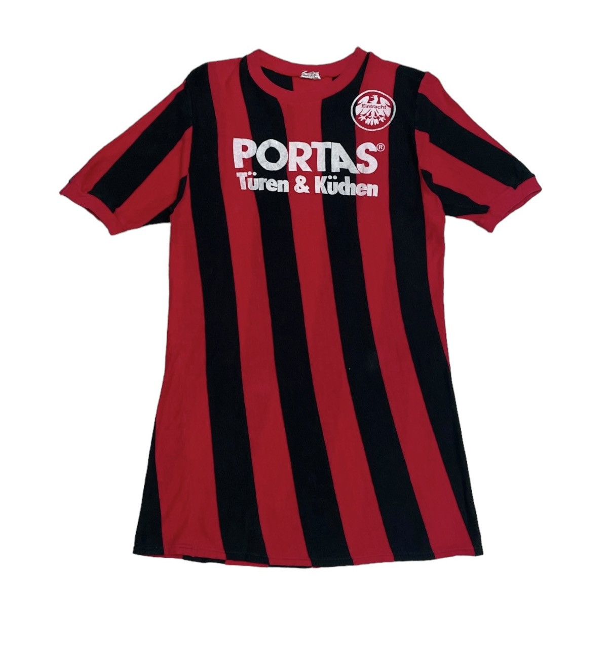 Vintage Vintage Soccer Jersey Eintracht Frankfurt Home Kit 1985-86 Size US M / EU 48-50 / 2 - 1 Thumbnail